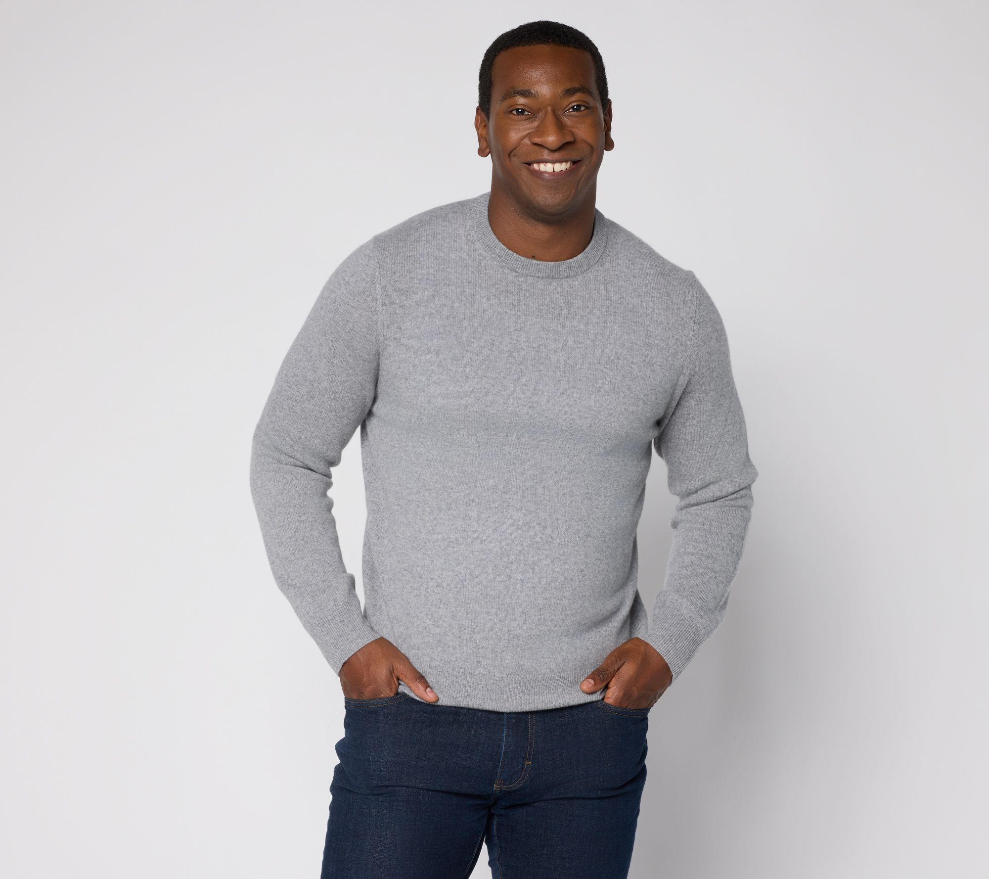 As Is Naadam The Soft Collection 100% Cashmer Men's Crew Neck