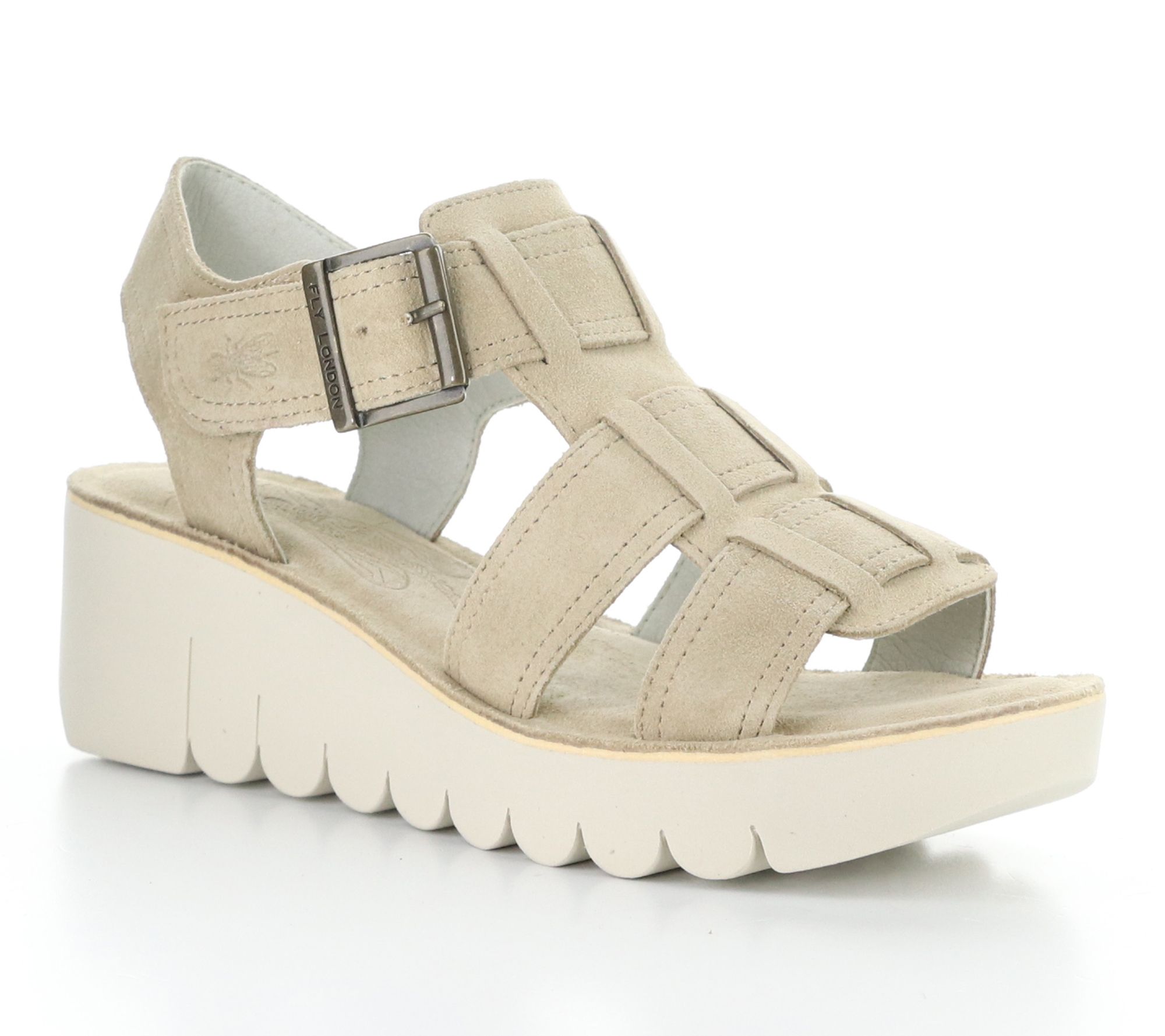 Fly London Suede Wedge Sandals - Yudd236Fly