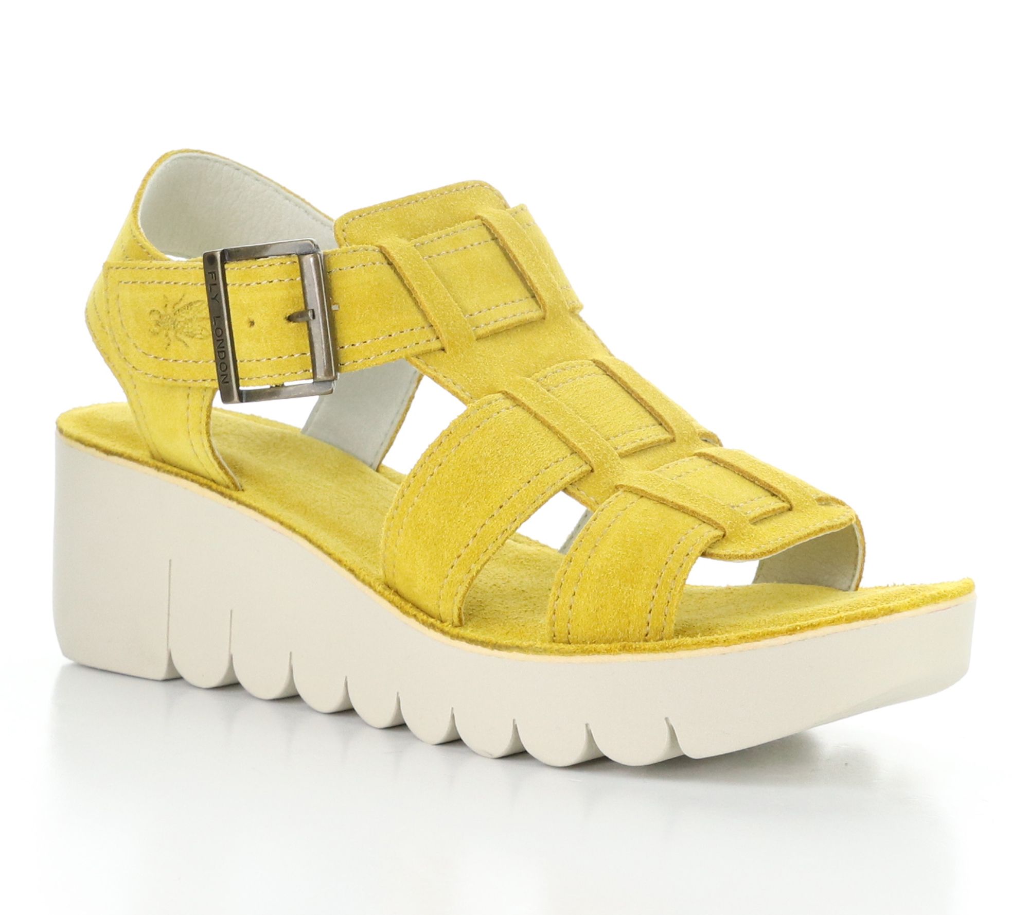 Fly London Suede Wedge Sandals - Yudd236Fly