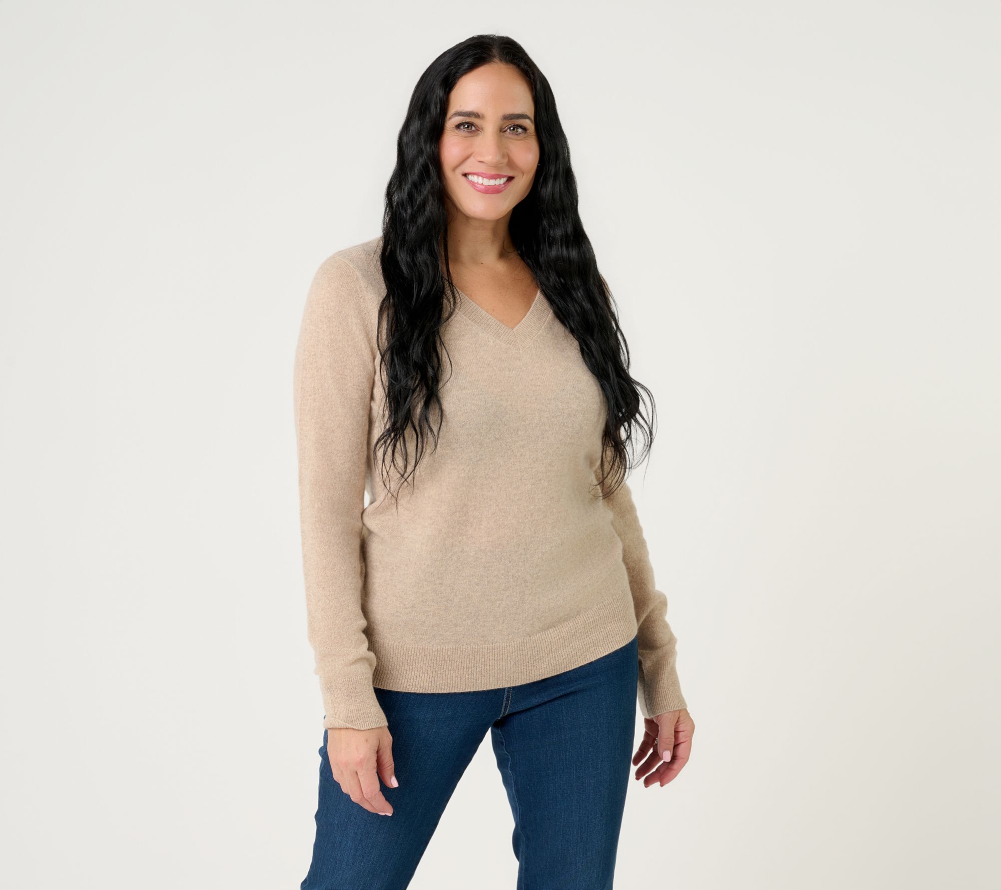 Studio Park Cashmere V-Neck Sweater