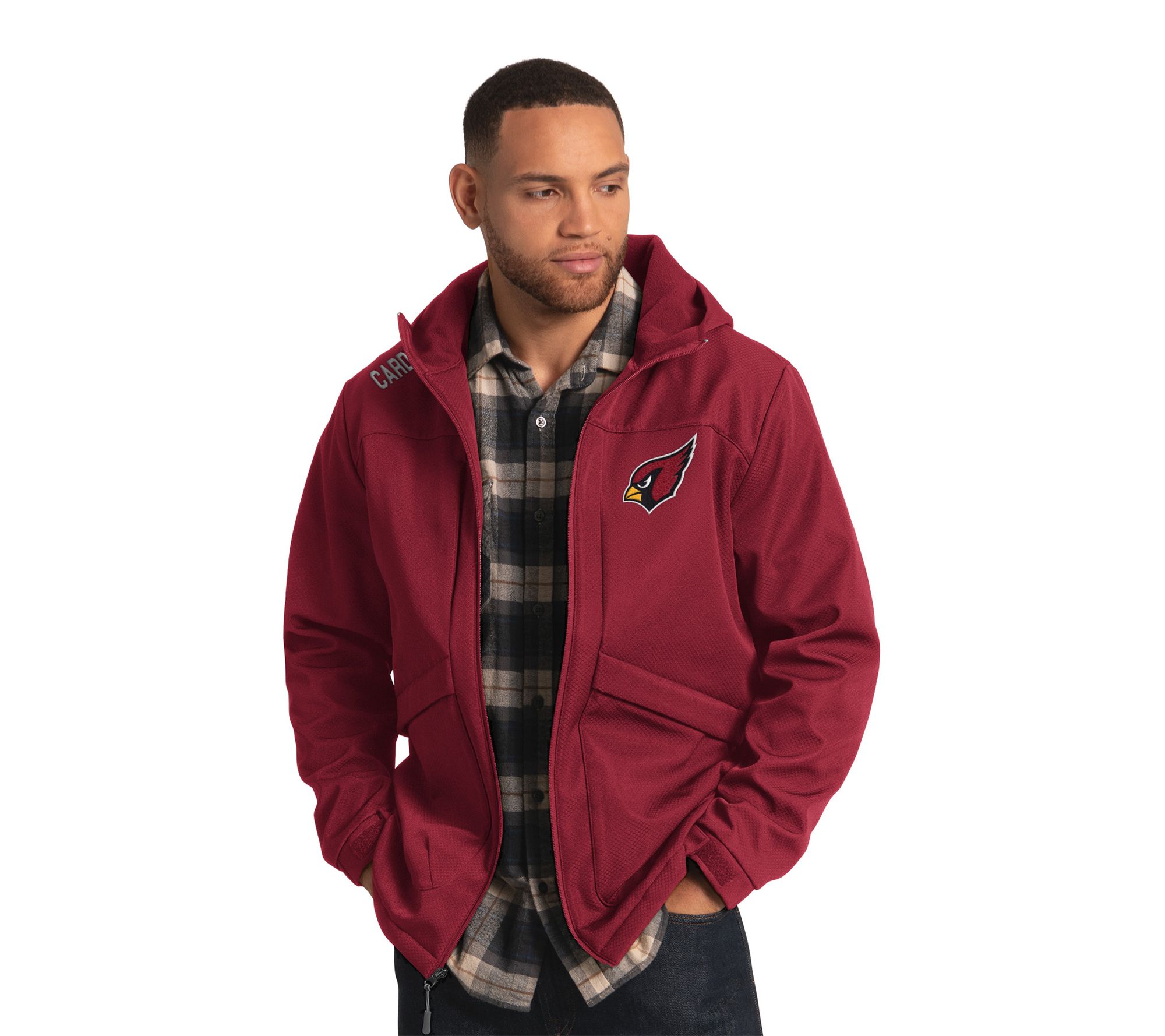 NFL Officially Licensed Men's Soft Shell Bonded Jacket
