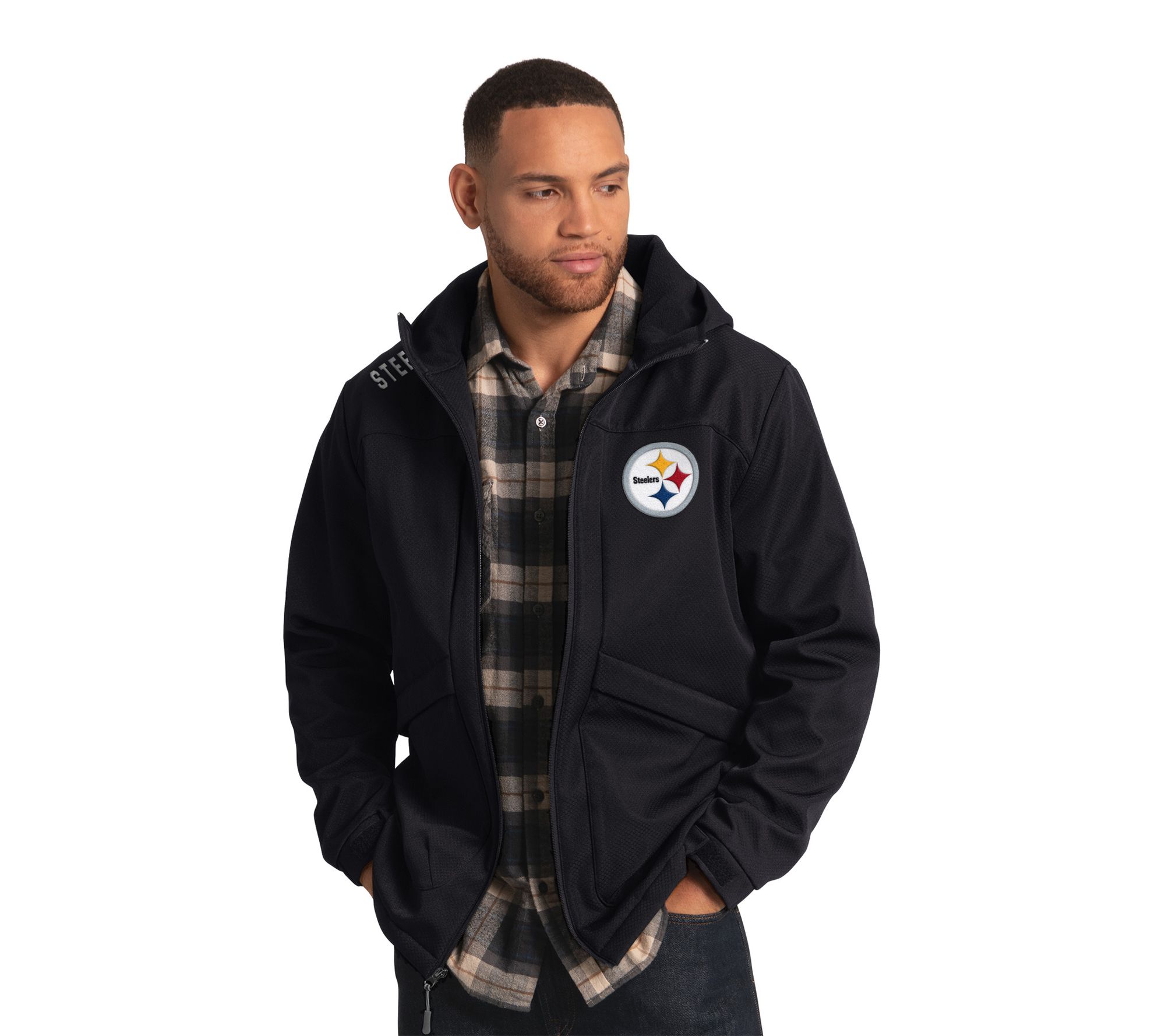 NFL Officially Licensed Men's Soft Shell Bonded Jacket