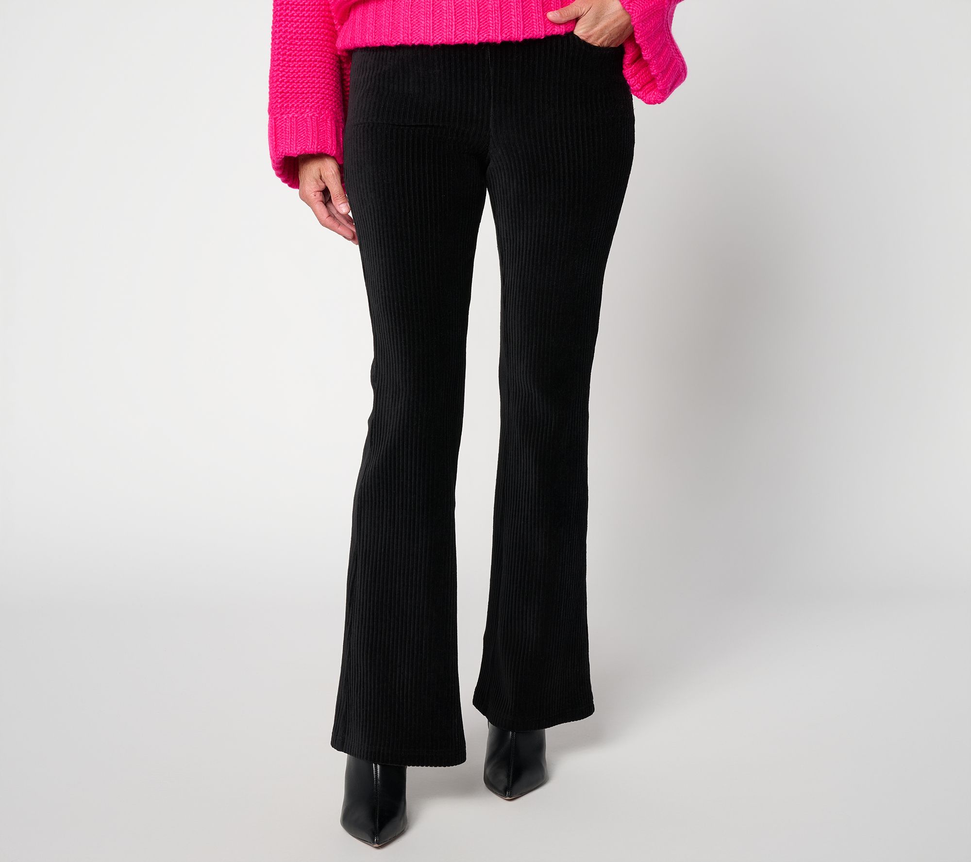 Aimee Kestenberg Regular Pull On Knit Flare Leg Pant