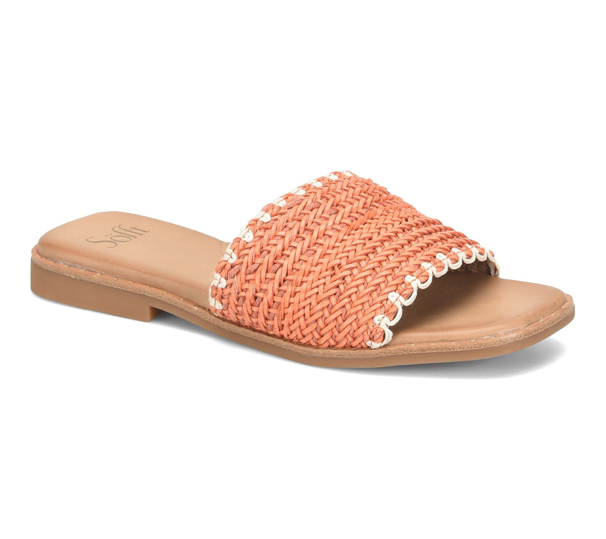 Sofft Woven Scalloped Slide Sandal - Elsa
