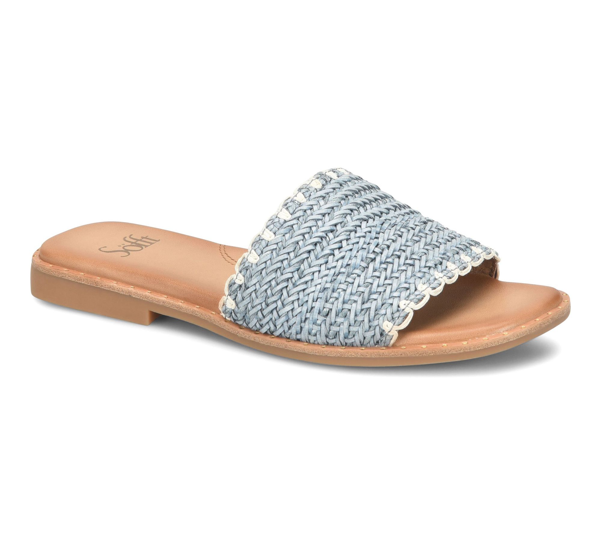Sofft Woven Scalloped Slide Sandal - Elsa