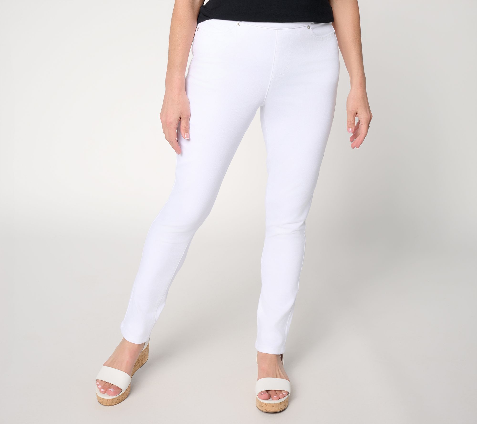 "As Is" Ree by the Pioneer Woman Petite Pull-On Skinny FullLengthJeans