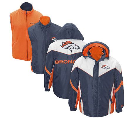 NFL Denver Broncos 6-in-1 Jacket - QVC.com