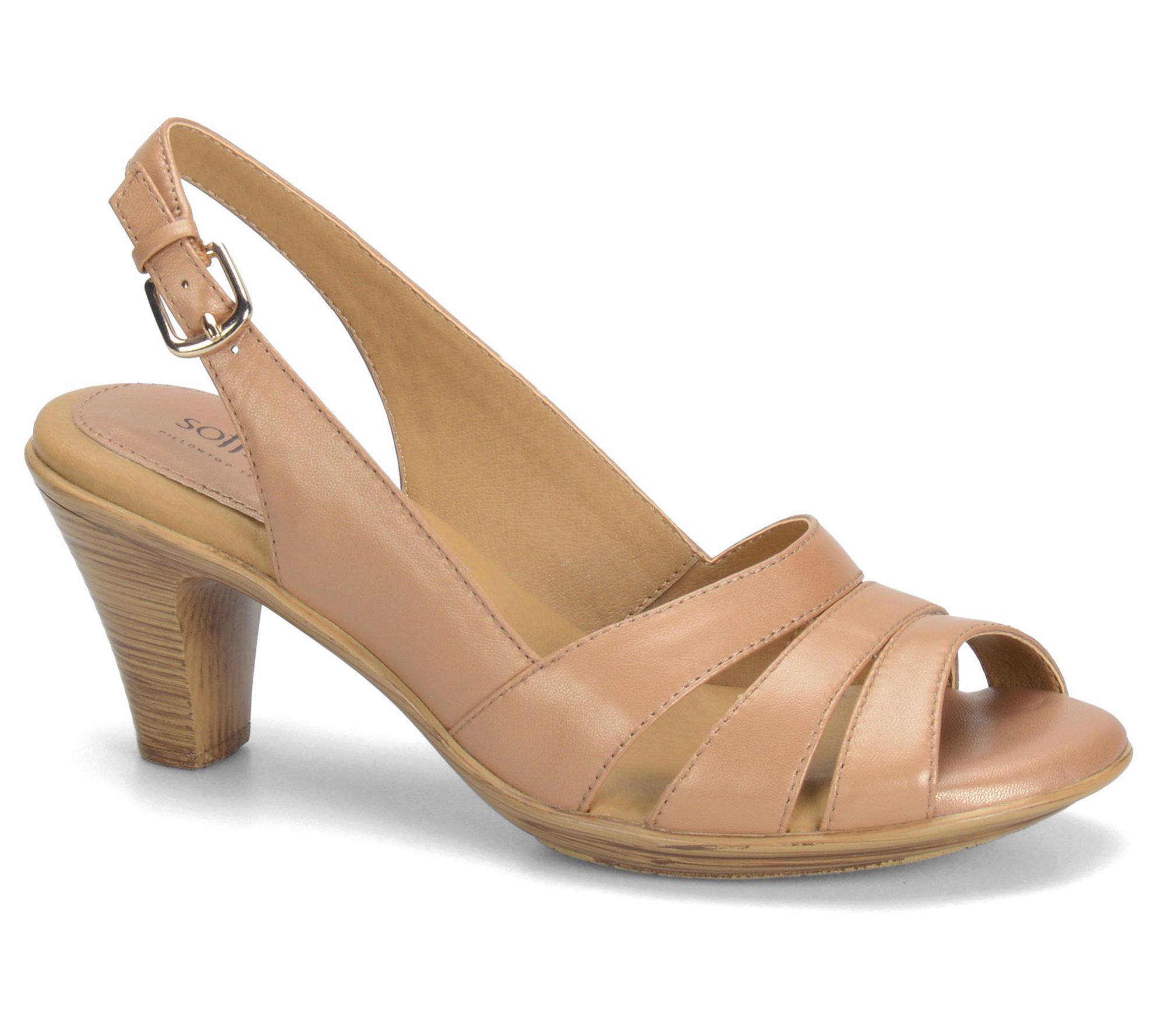 Softspots Neima Womens Sandals 7306501 | Almond | Size 9.5 M