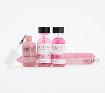 Perfect Formula Gel Coat and Color Kit with Crystal Nail File - A354680