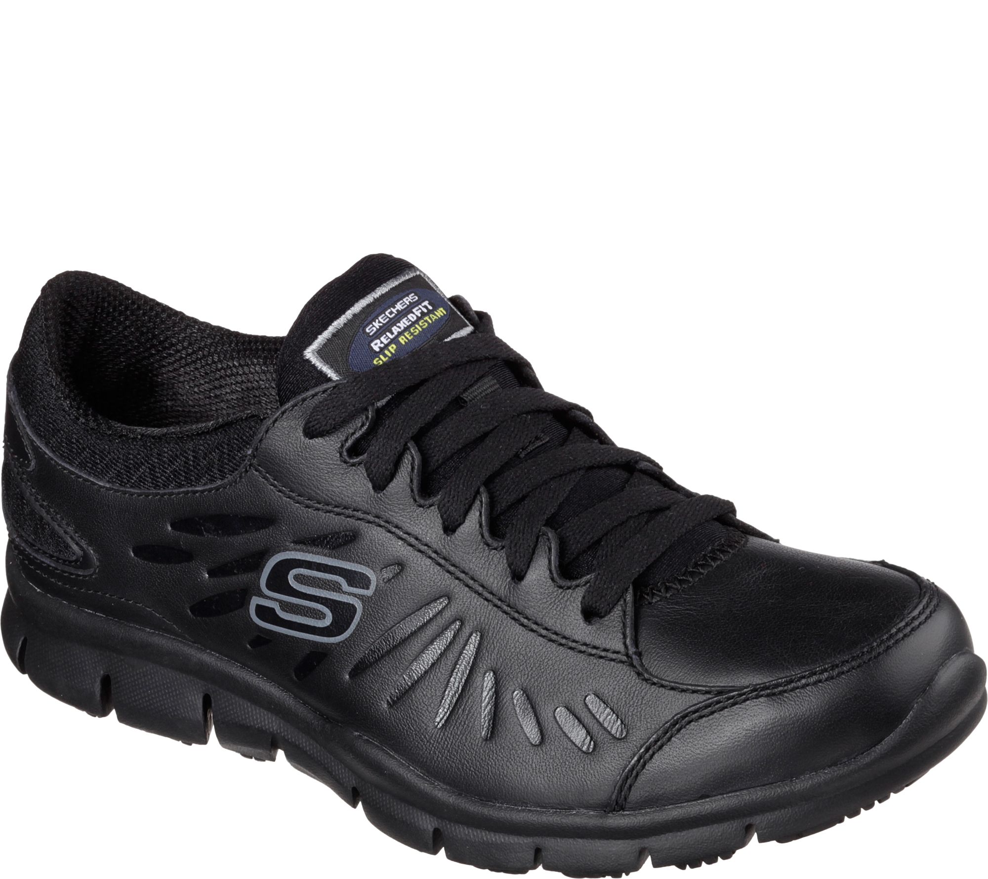 skechers just relax lace up sneakers