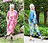 LOGO by Lori Goldstein Regular Print or Solid Seamed Knit Midi Dress, 4 of 7
