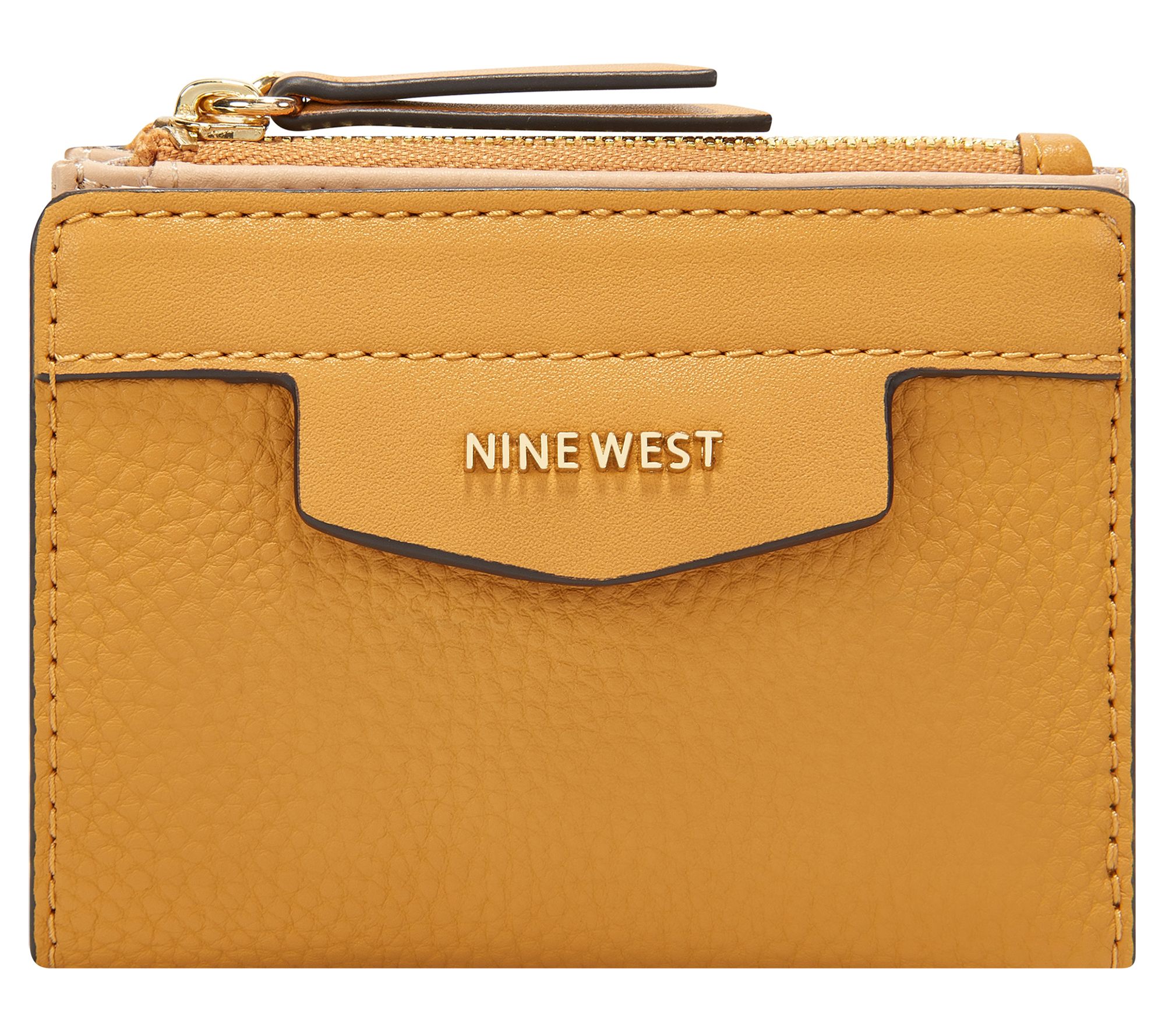 nine west double zip wristlet