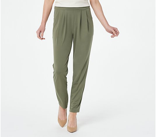"As Is" Truth + Style Regular Knit Slim Leg Pull-On Pants