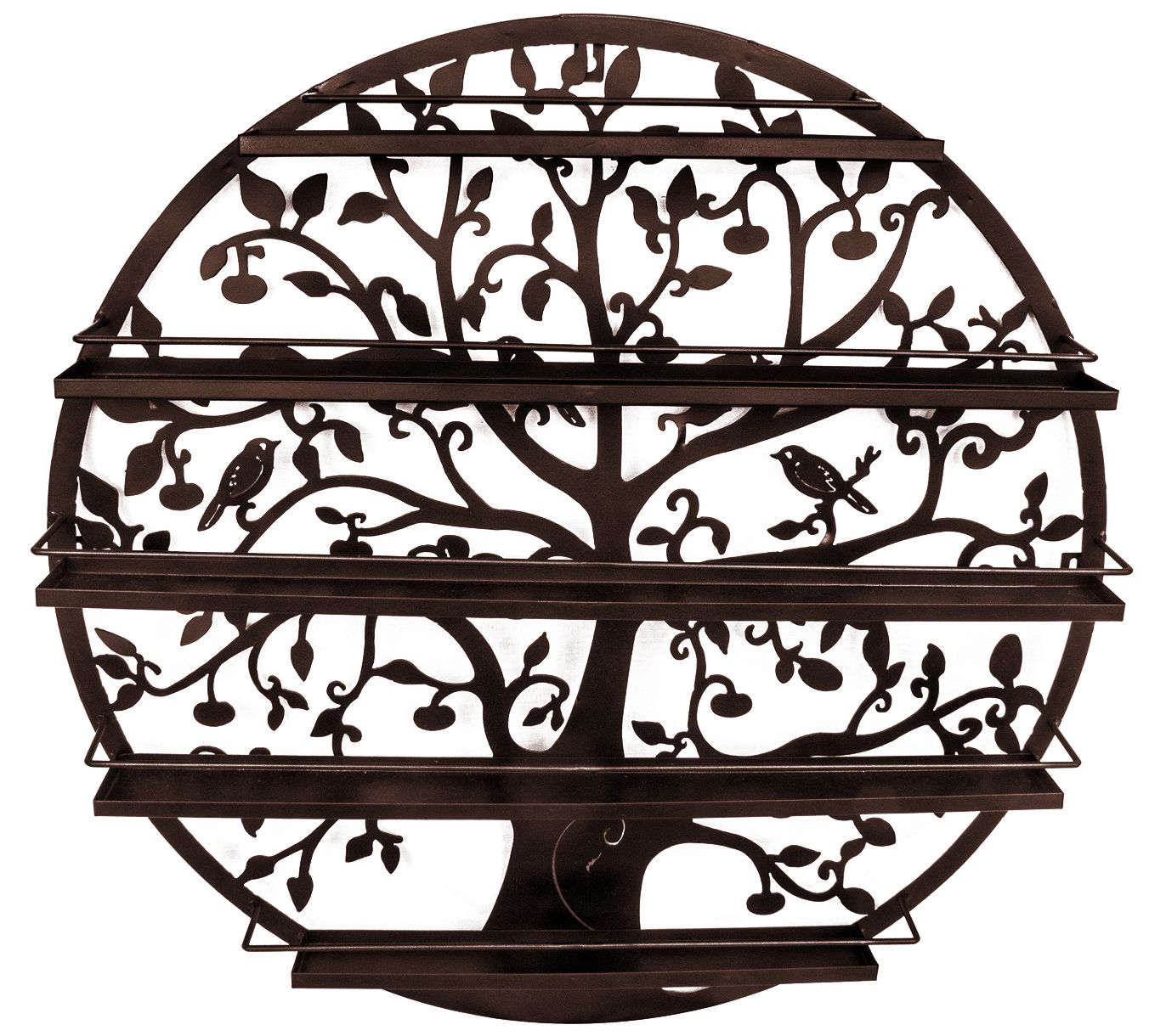 Sorbus Wall Mounted 5 Tier Nail Polish Rack