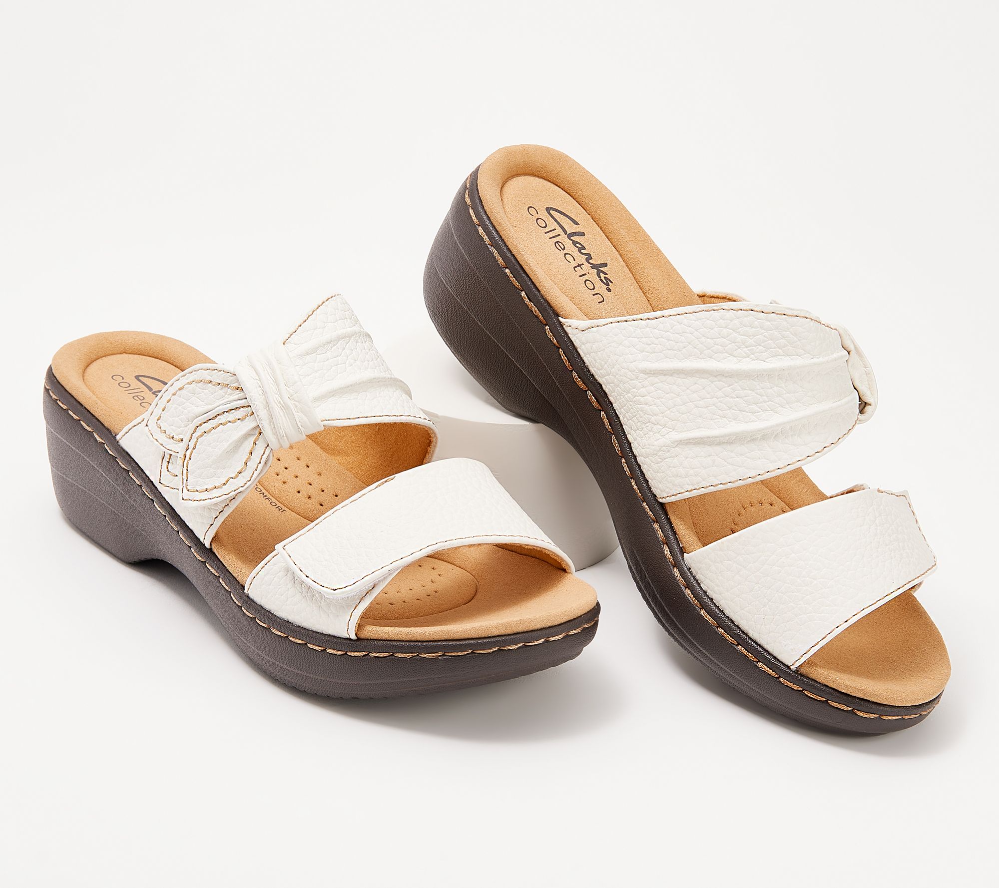 Clarks extra on sale wide sandals