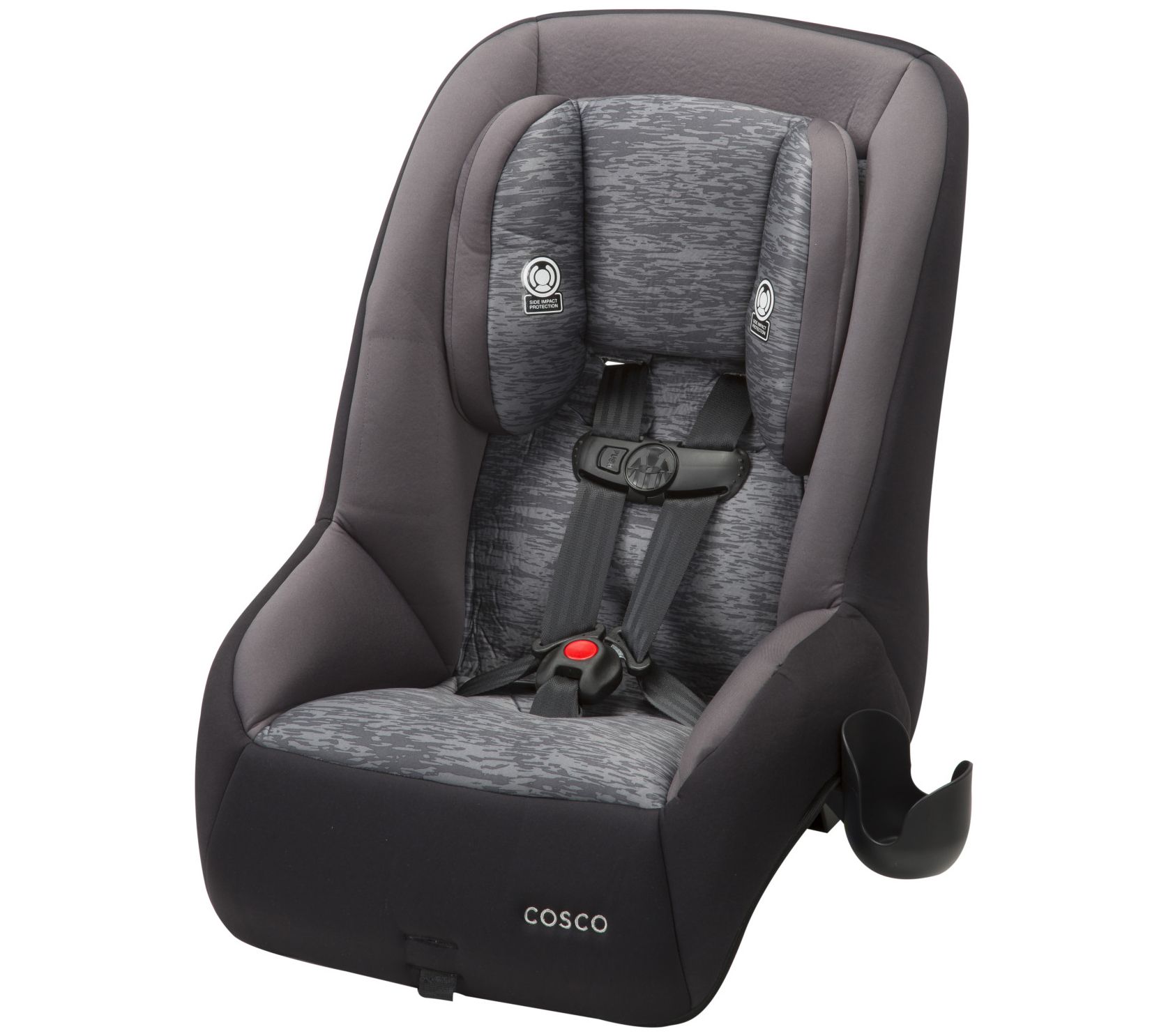 Cosco MightyFit 65 DX Convertible Car Seat -Heather Onyx