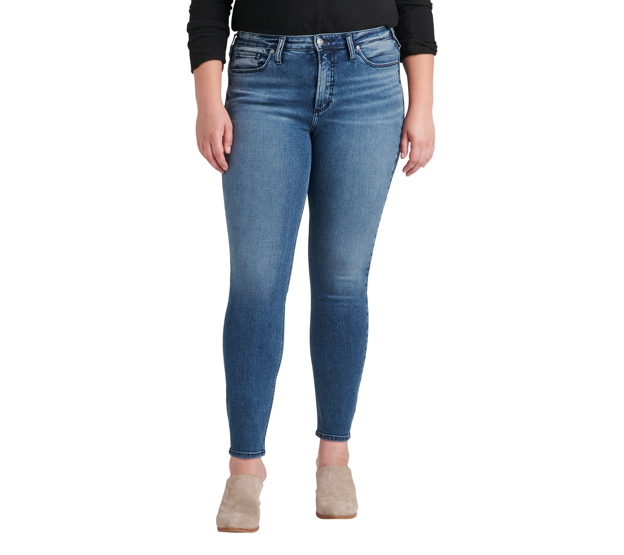Silver Jeans Co. Plus Size Most Wanted Skinny Jeans EDB364