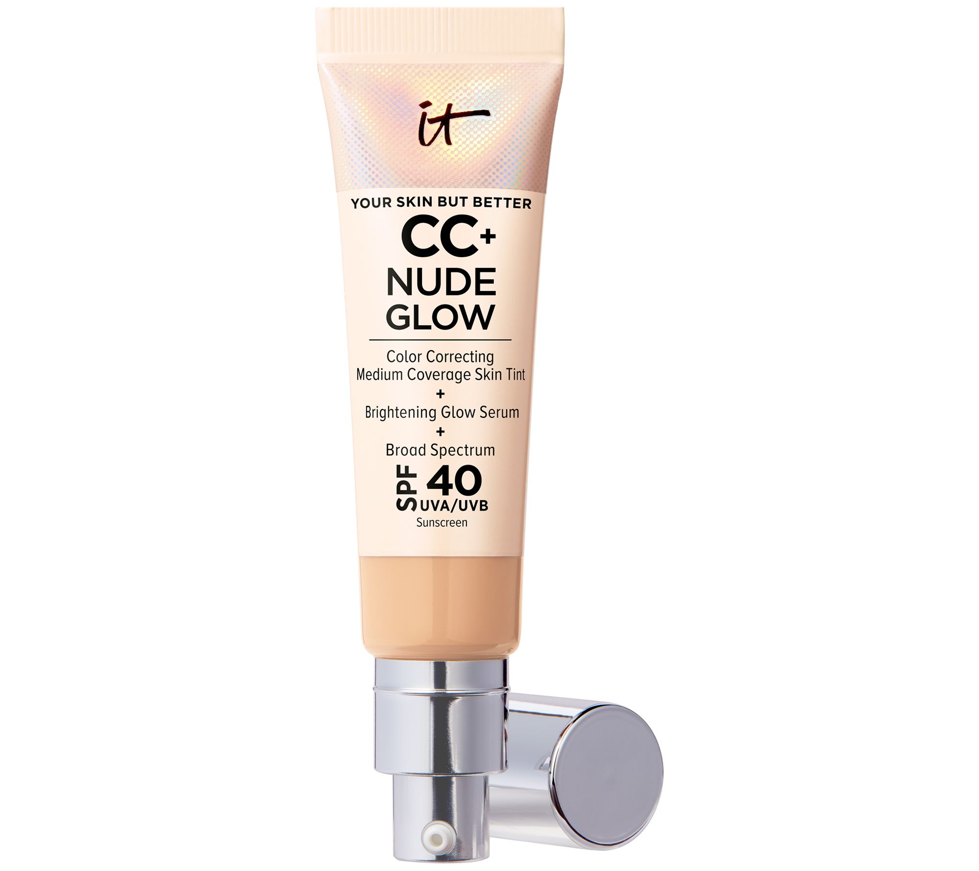 IT Cosmetics CC+ Nude Glow Foundation + Serum w /SPF 40 - QVC.com