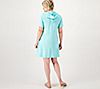 Denim & Co. Beach Petite French Terry Cover-Up Dress, 1 of 3