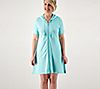 Denim & Co. Beach Petite French Terry Cover-Up Dress, 2 of 3