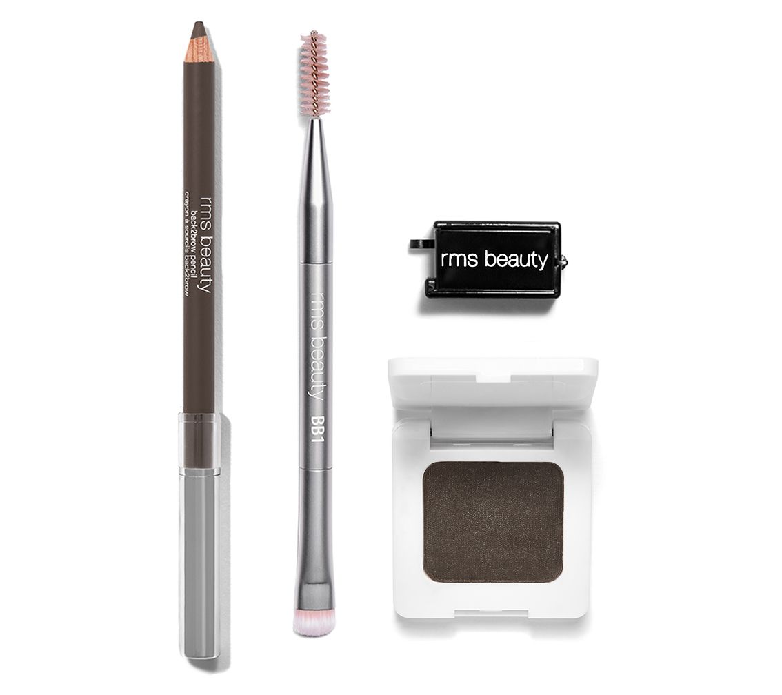 RMS Beauty Back2Brow Pencil & Powder 3-Piece Brow Kit