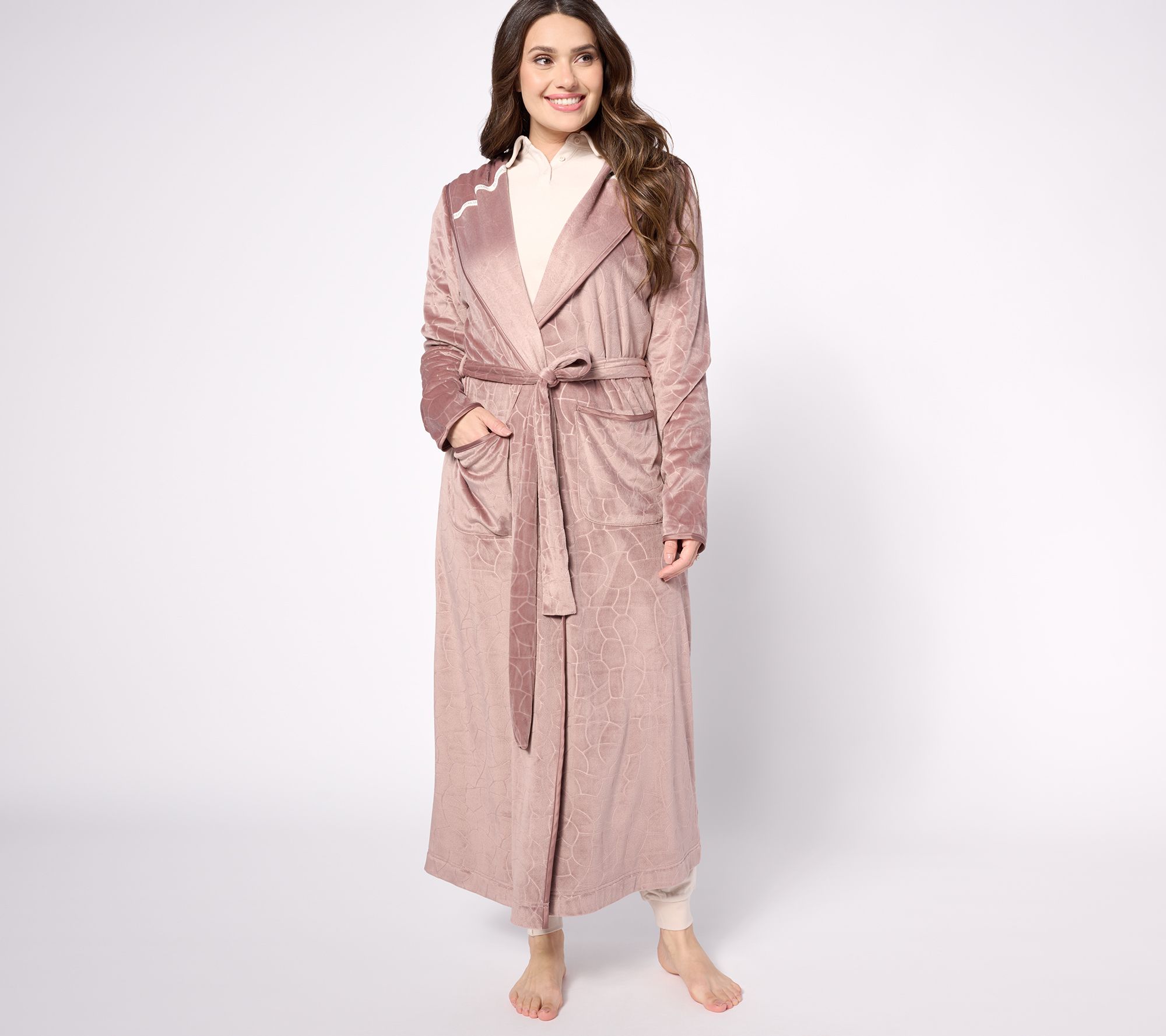 Berkshire Homewear Island Fleece Hooded Robe 