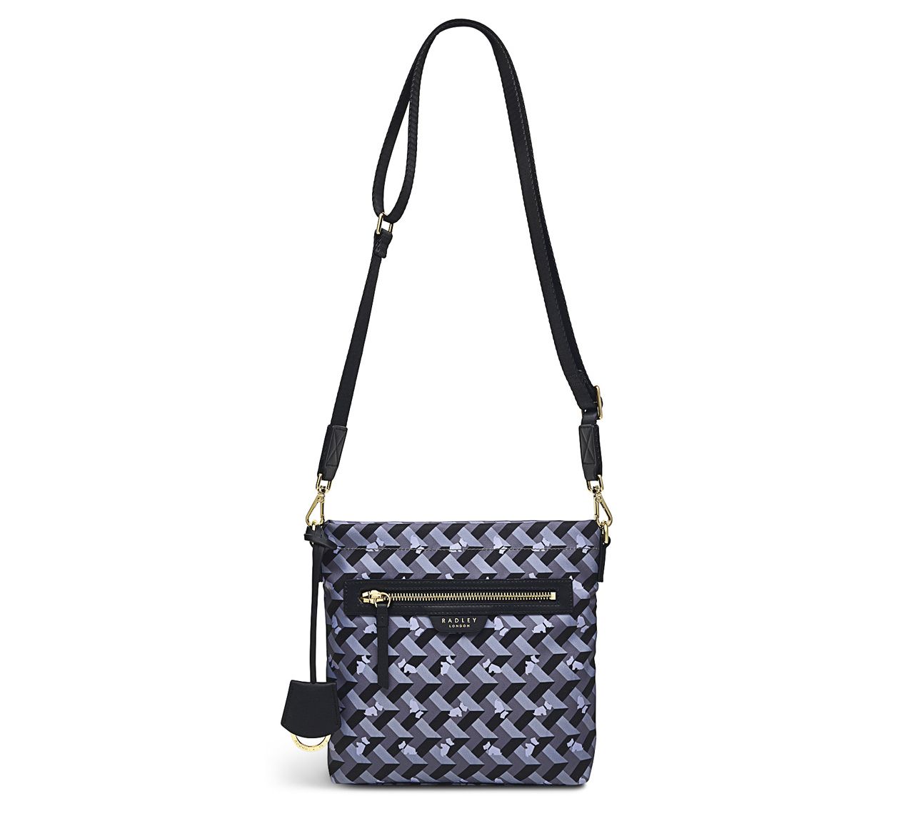 RADLEY London Finsbury Park Geo Dog - Small Ziptop Crossbody - QVC.com