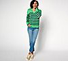 Studio Park x Leah Williams Classic Stripe Polo Sweater, 2 of 4