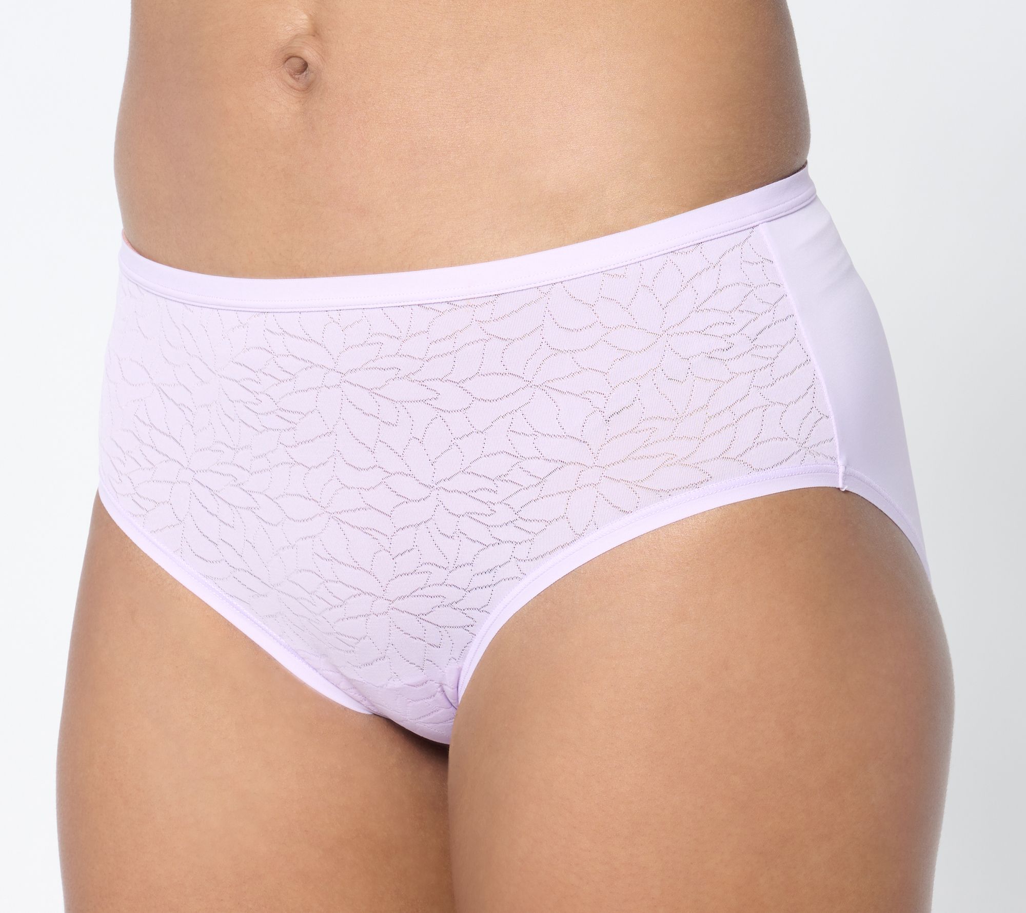 Cuddl Duds Softest Stretch Jacquard & Micro Hipster Briefs - 3 Pack