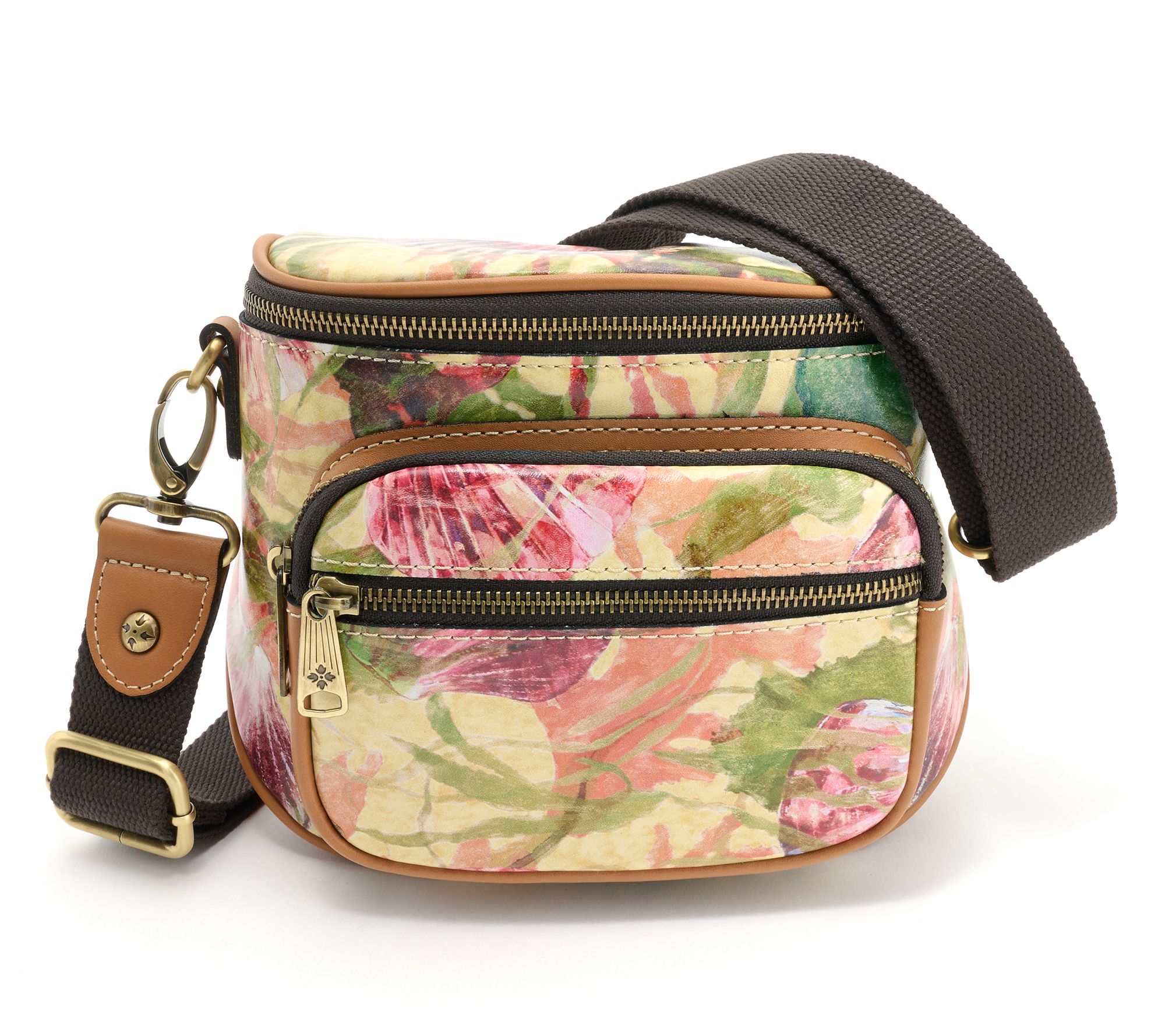 Patricia Nash Leather Argentiera Camera Crossbody