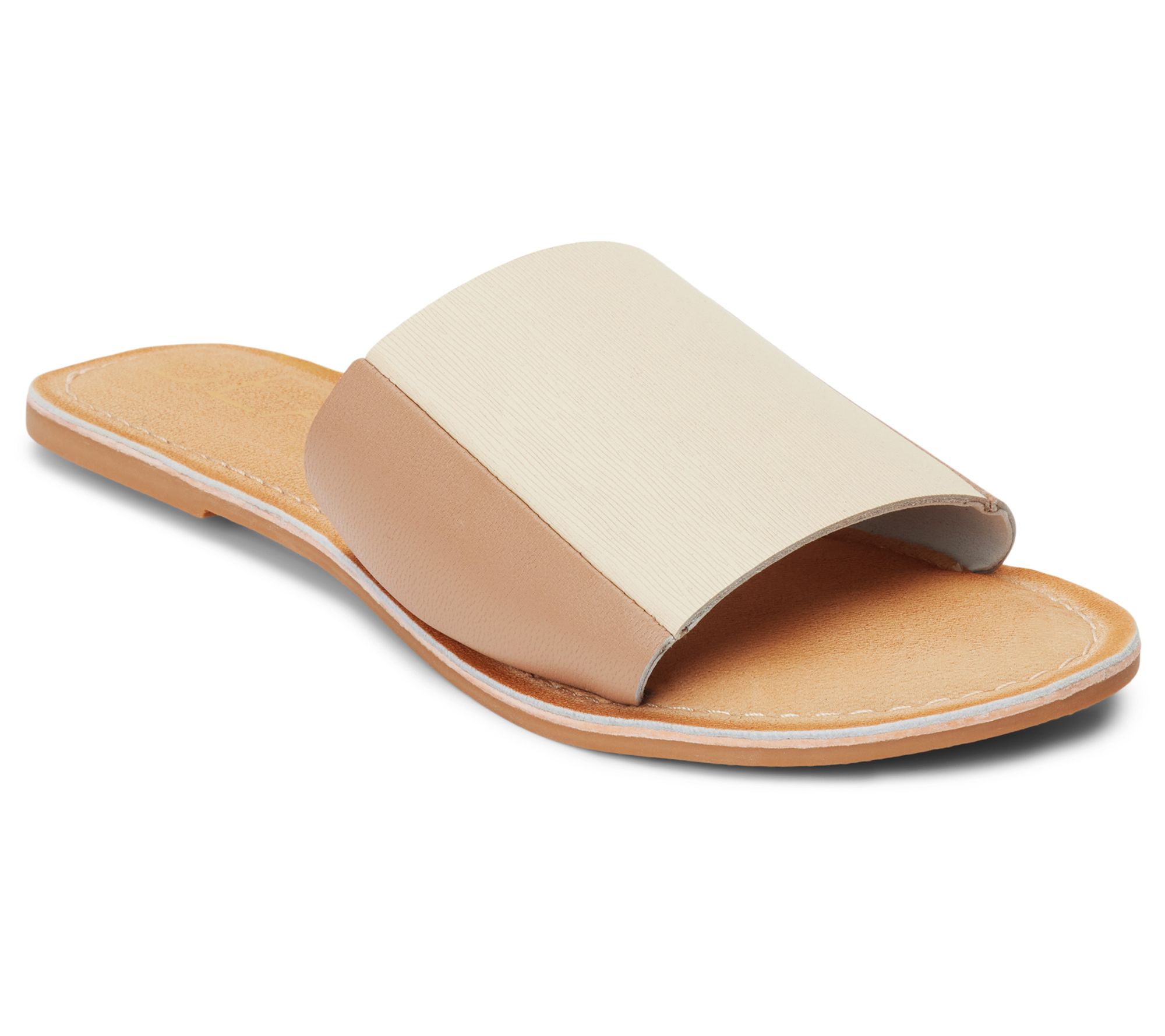 Beach by Matisse Leather Slip-On Sandal- Bonfire