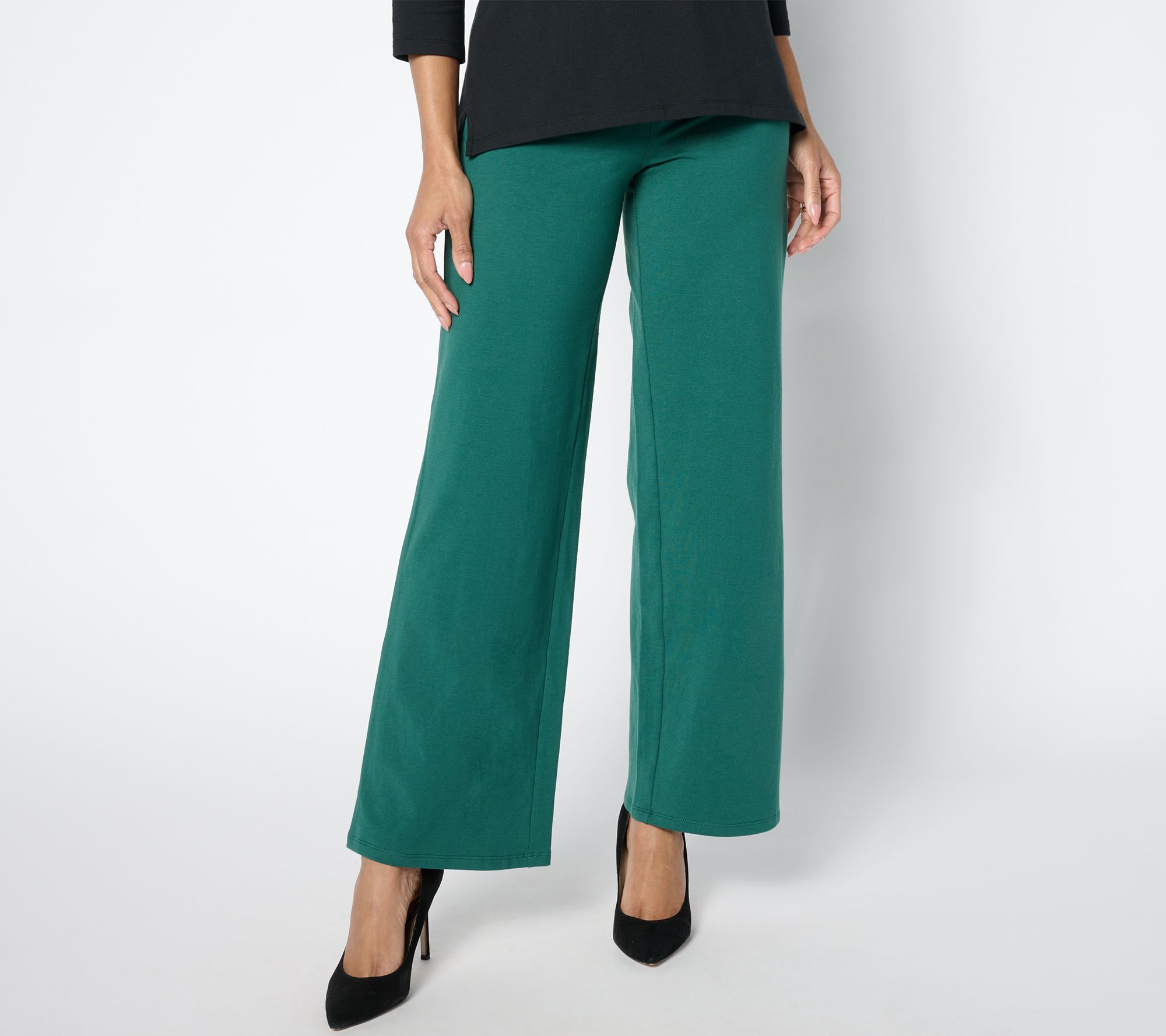 Women With Control Tall Pull On Wide Leg Pant