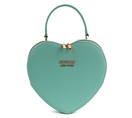 GUNAS New York Sweetheart Dual Zip Top Handle Crossbody Bag