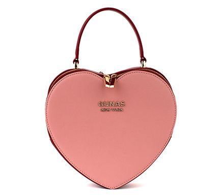 GUNAS New York Sweetheart Dual Zip Top Handle Crossbody Bag