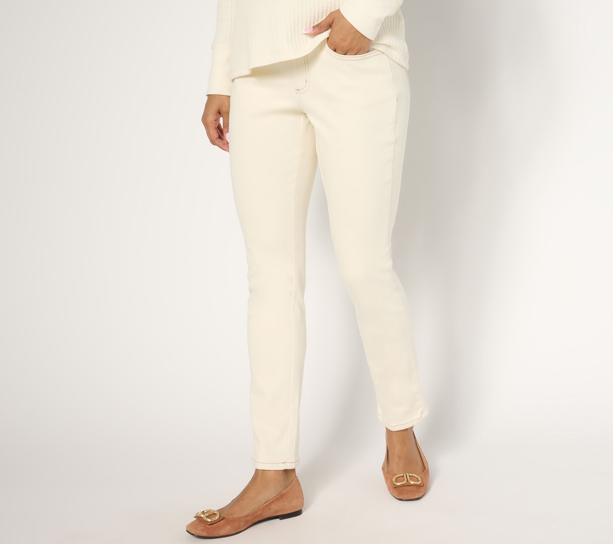 Belle by Kim Gravel Petite Flexibelle Paisley Belle Curve Jean