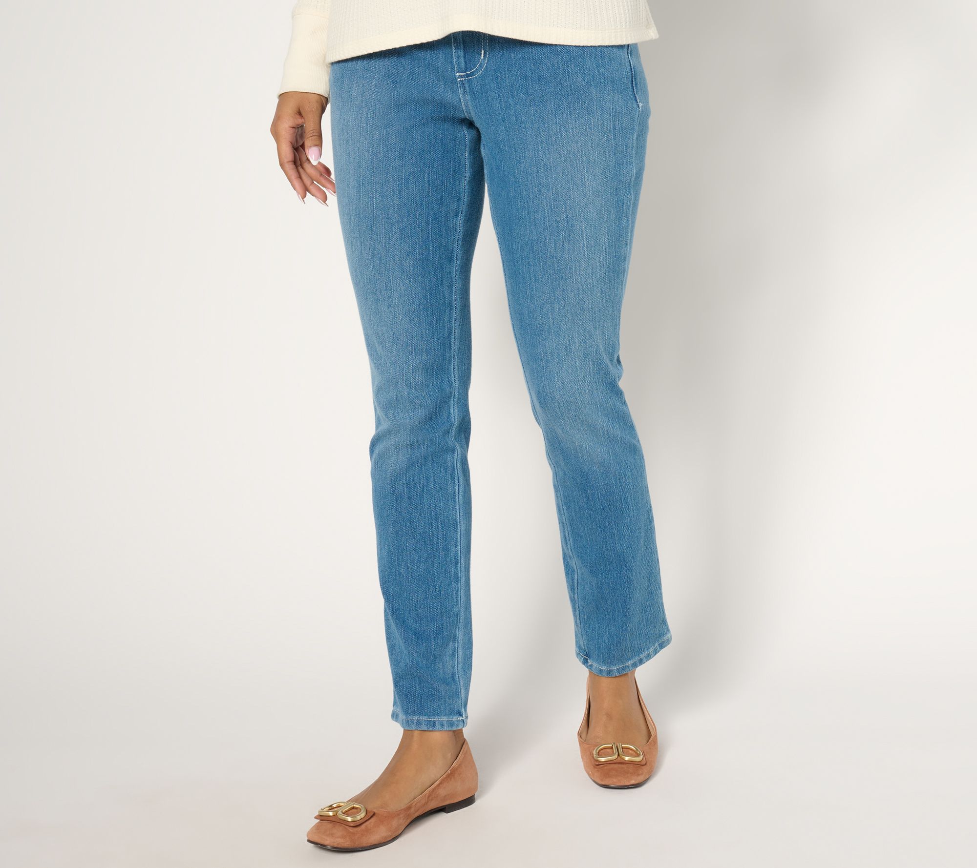 Belle by Kim Gravel Petite Flexibelle Paisley Belle Curve Jean