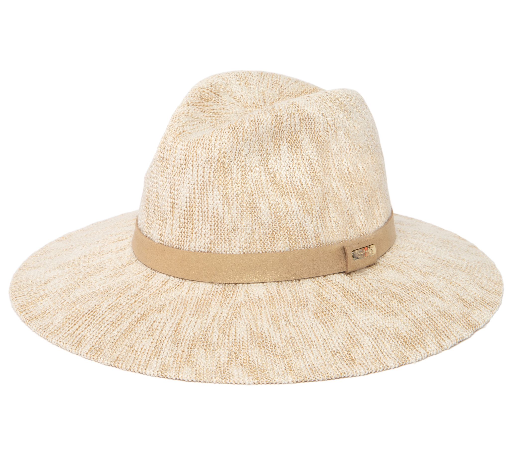 Trina by Trina Turk Packable Knit Fedora Hat