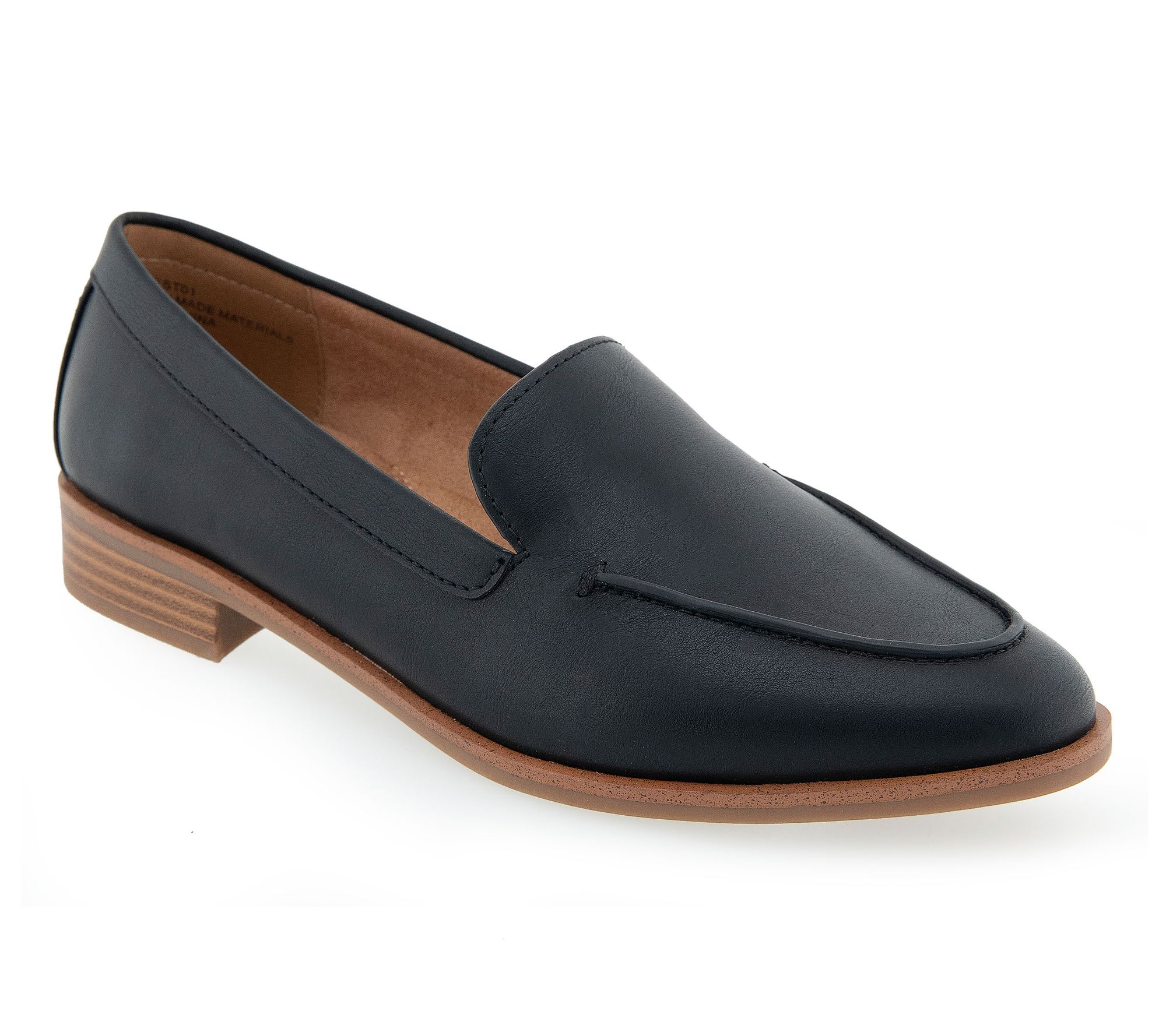 Aerosoles Stacked Heel Slip-On Loafer - Everest 01