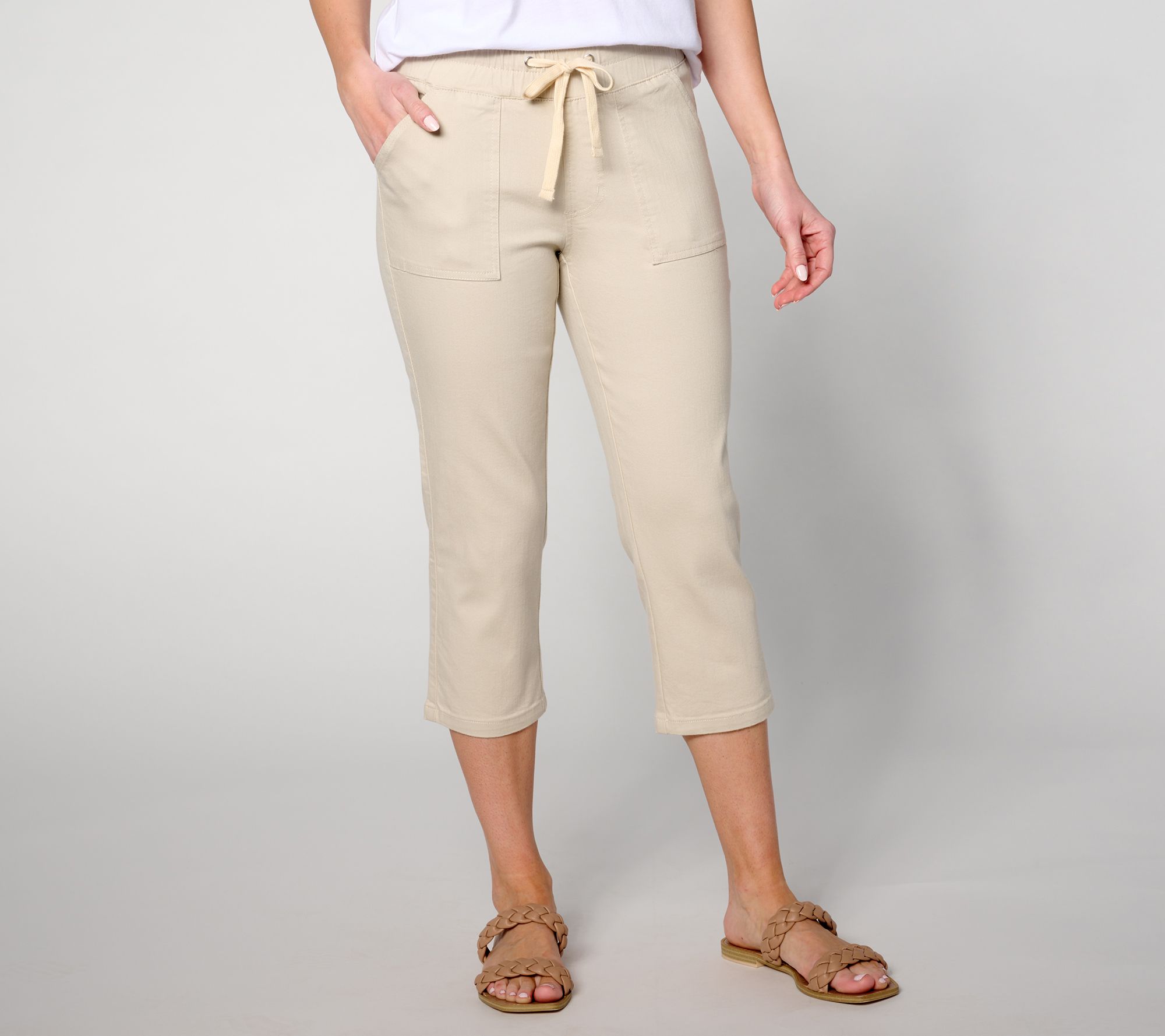 "As Is" Belle by Kim Gravel Reg Primabelle Twill Utility Capri
