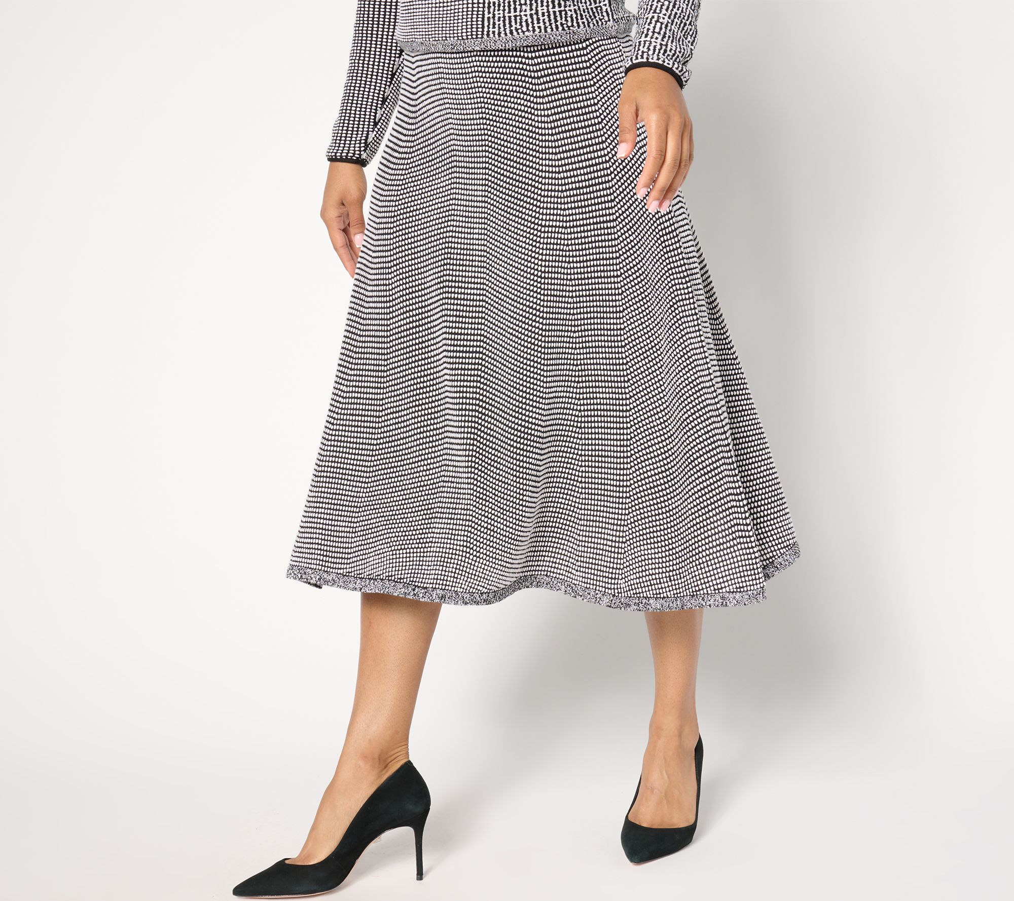 "As Is" NIC+ZOE Pixel Knit Skirt