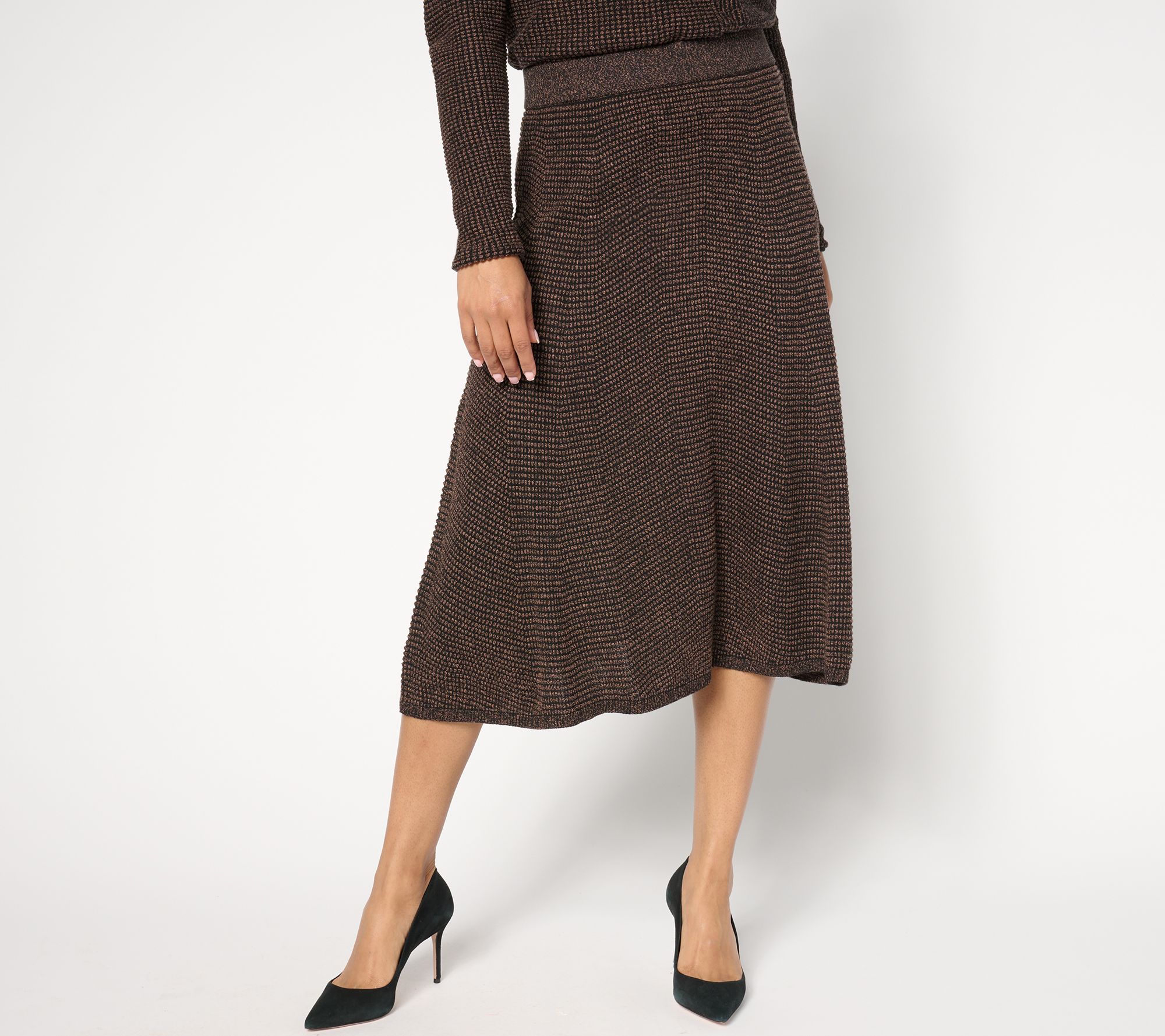 "As Is" NIC+ZOE Pixel Knit Skirt