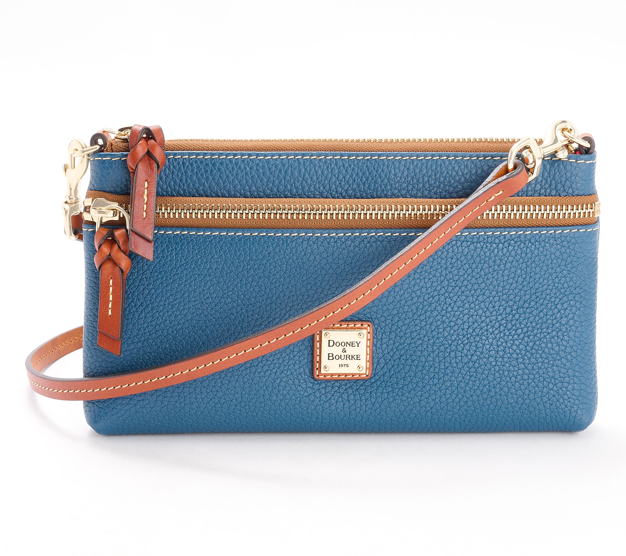 "As Is" Dooney & Bourke Pebble Leather East West Crossbody