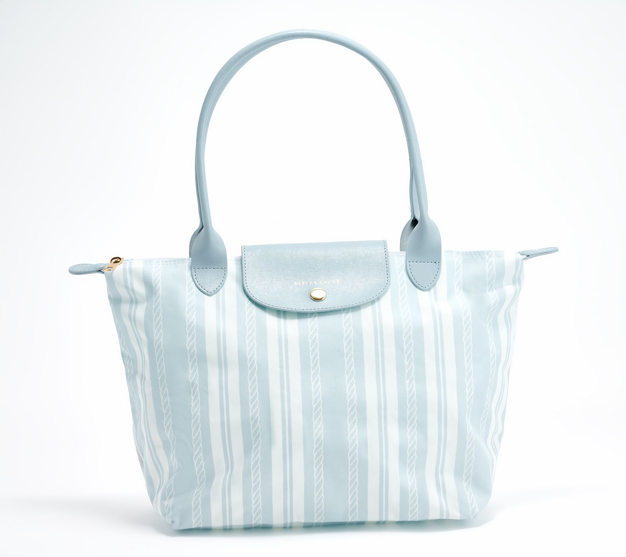 Neely & Chloe x QVC Packable Shoulder Bag with Leather Trim