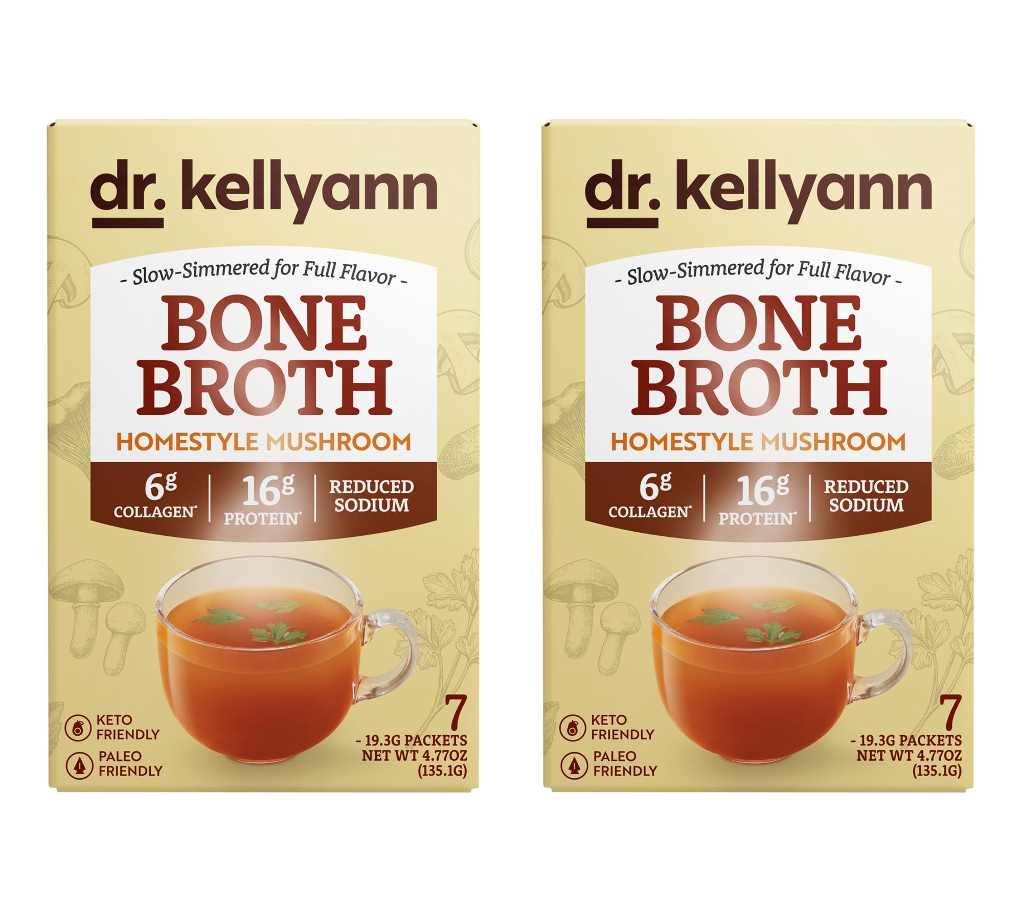 Dr. Kellyann High Protein Bone Broth with Collagen 14 Servings