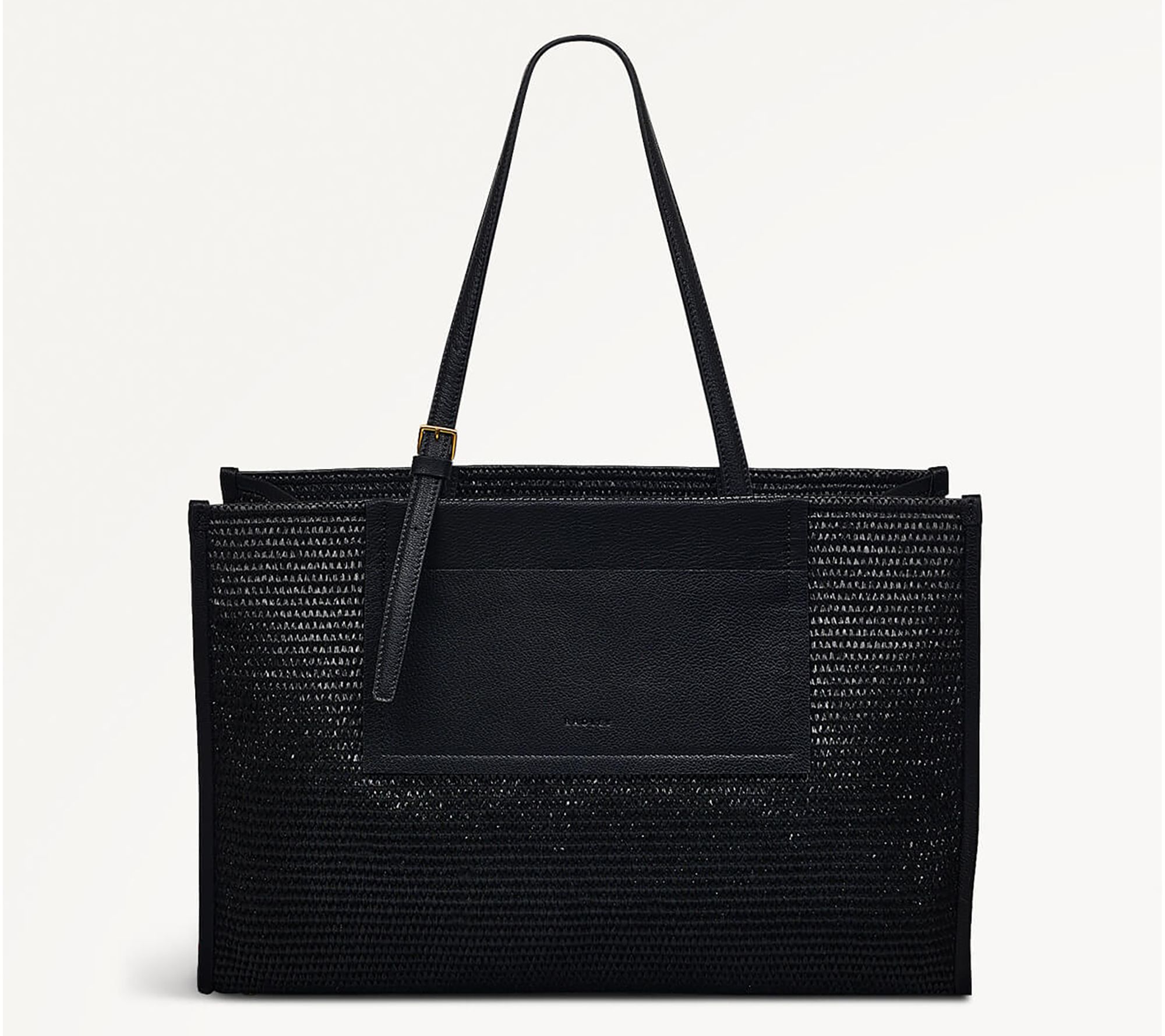 RADLEY London The Burlington Raffia Large Leather Trim Tote