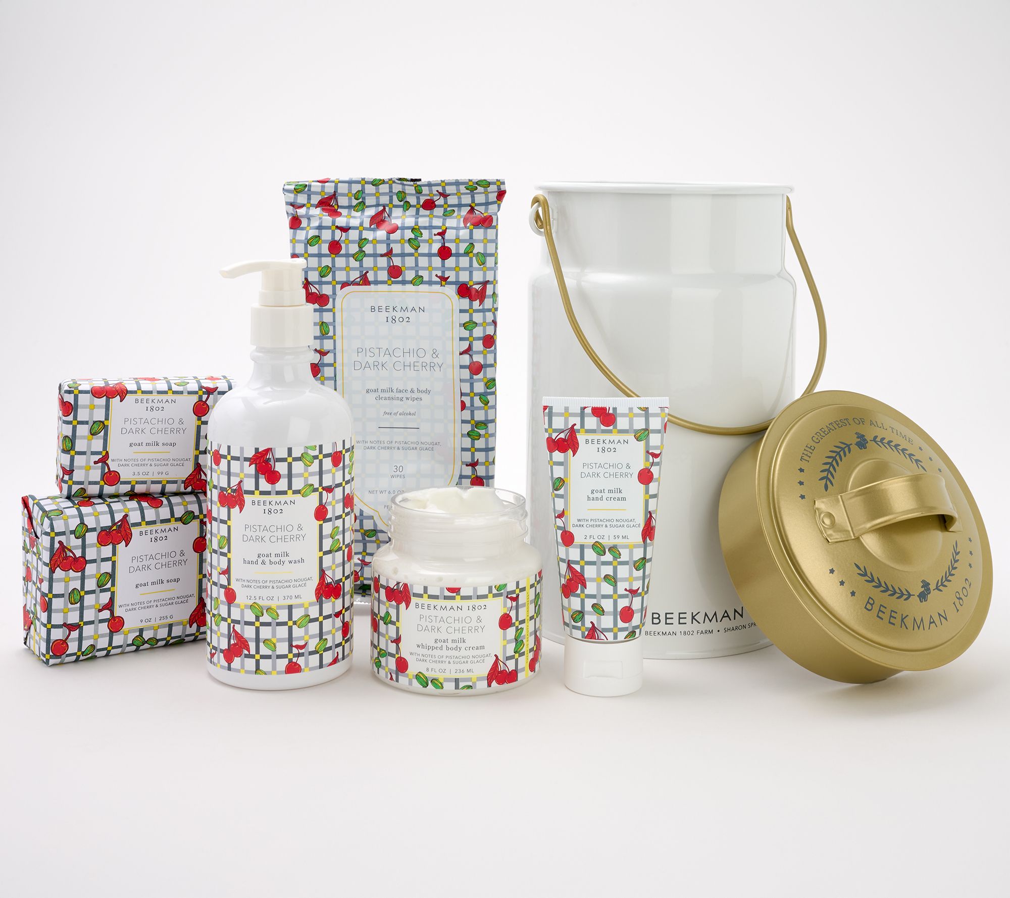 Beekman 1802 Goat Milk 6pc Bath & Body Gift Set w/ Milk Pail