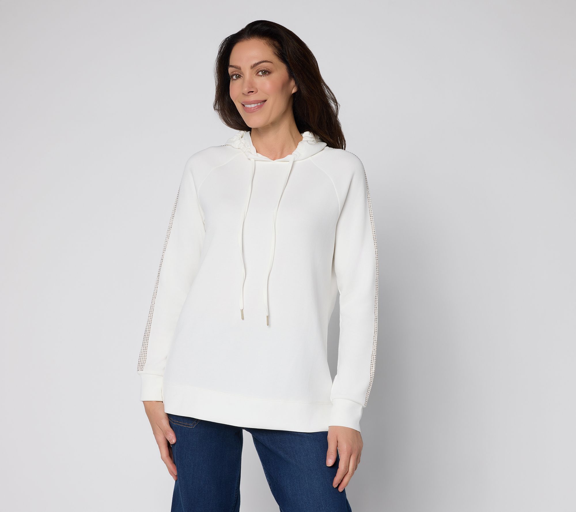 Belle by Kim Gravel ScubaLuxe Sparkle & Shine Hoodie