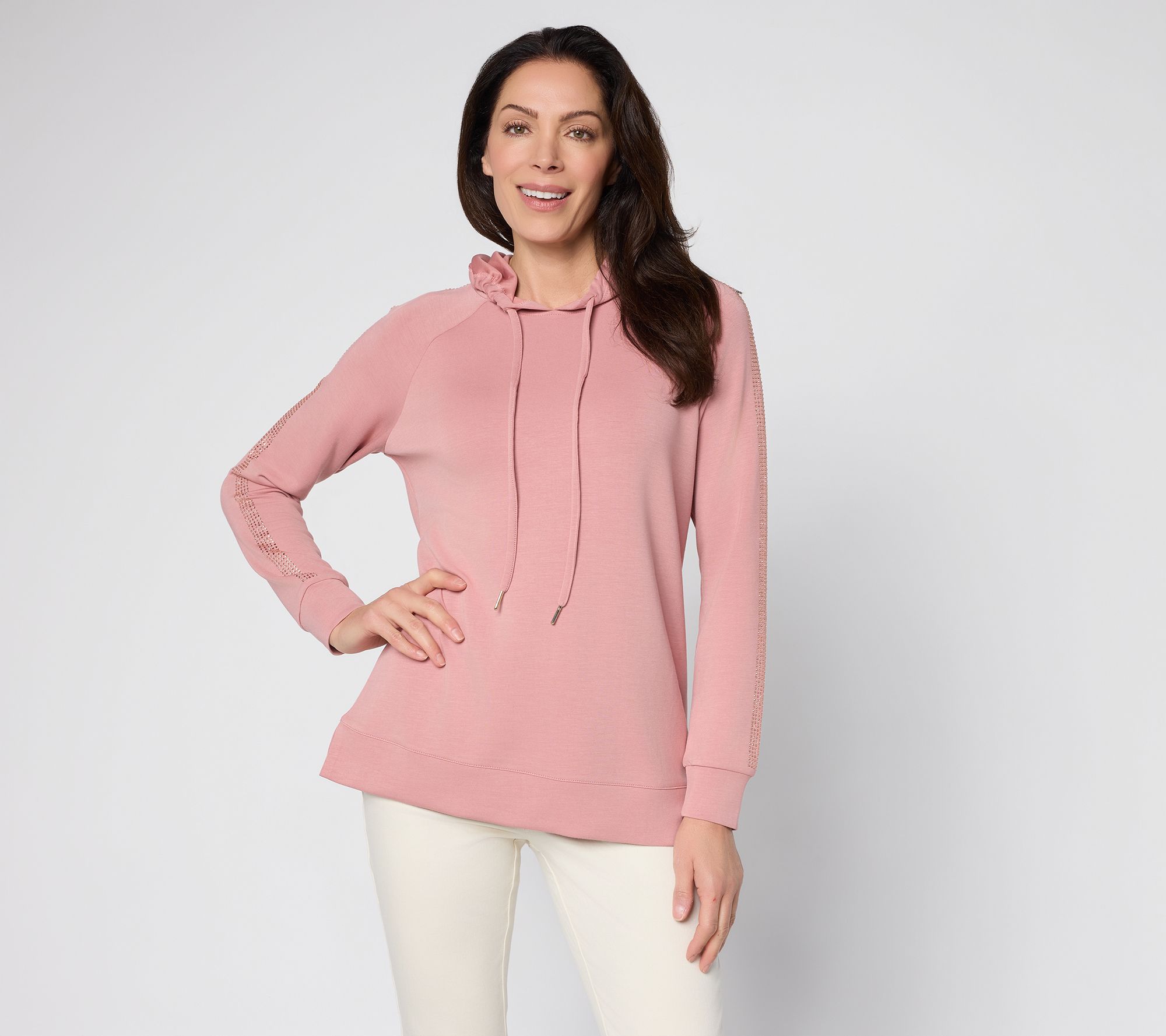 Belle by Kim Gravel ScubaLuxe Sparkle & Shine Hoodie