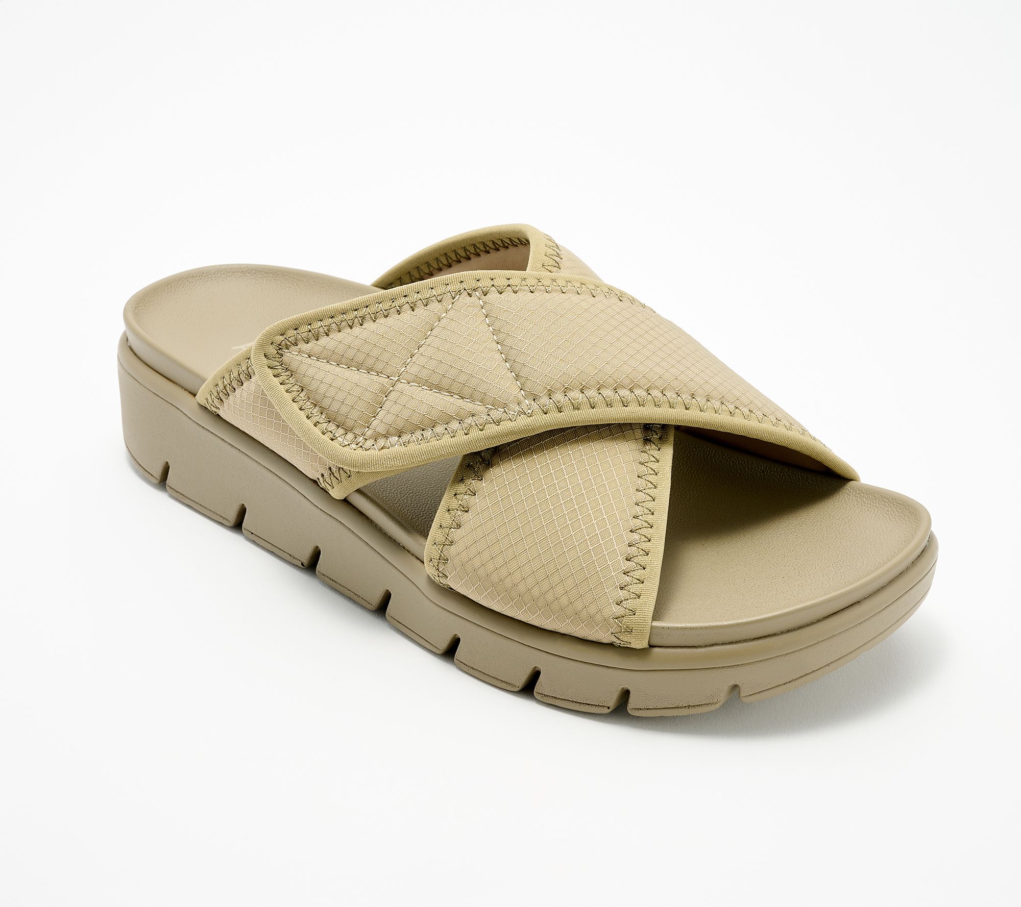 "As Is" Alegria Adjustable Slide Sandals - Haleigh