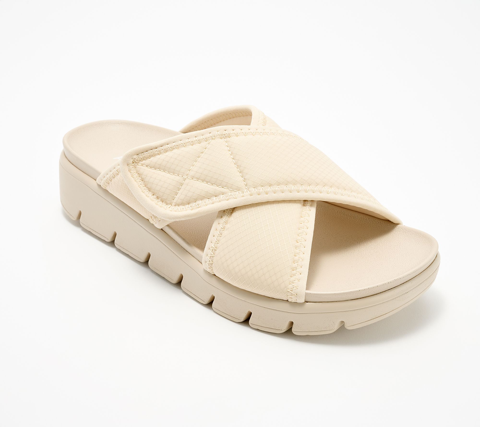"As Is" Alegria Adjustable Slide Sandals - Haleigh